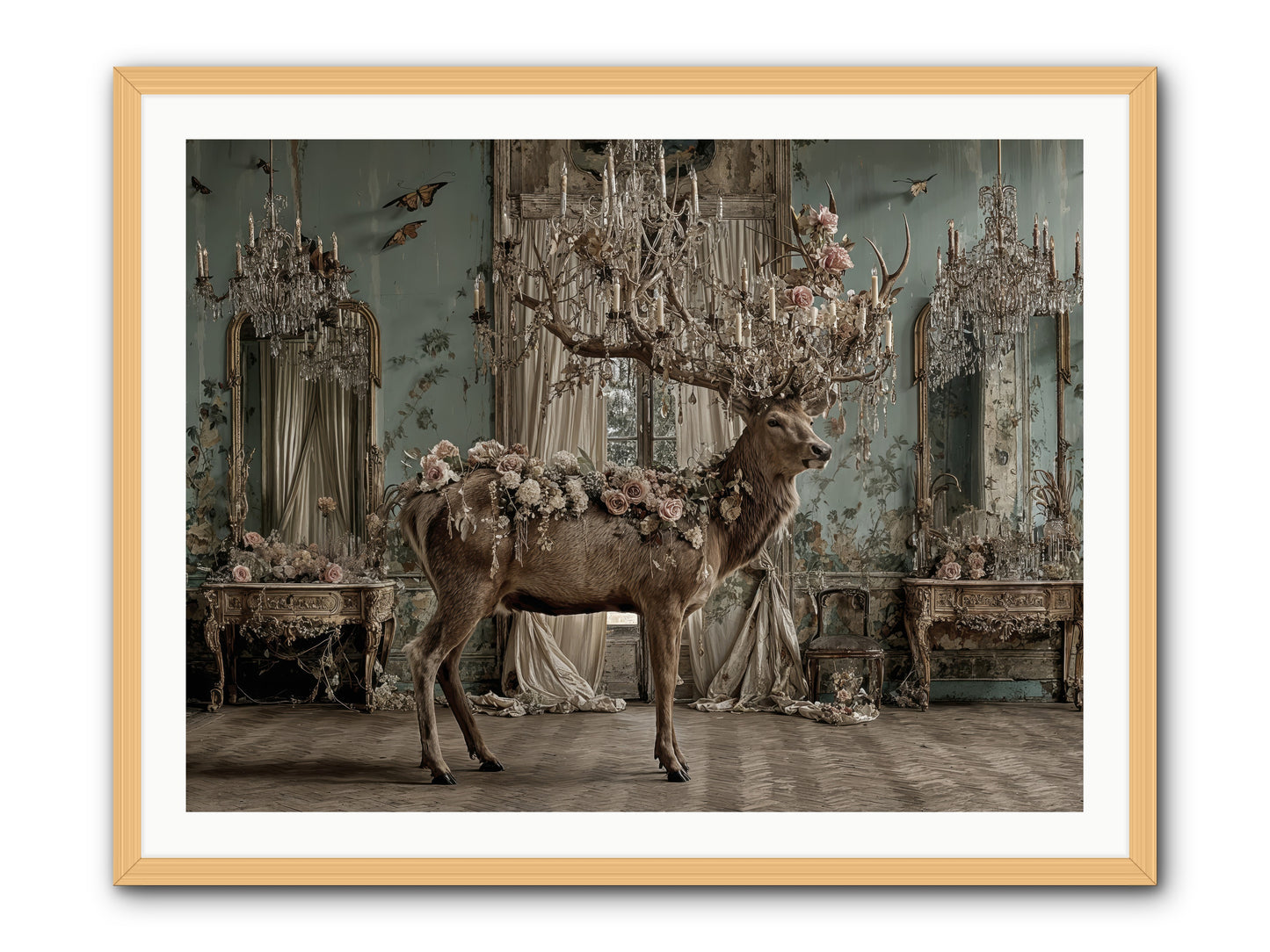 The Quiet Vine -- Framed Print - Natural 40x30