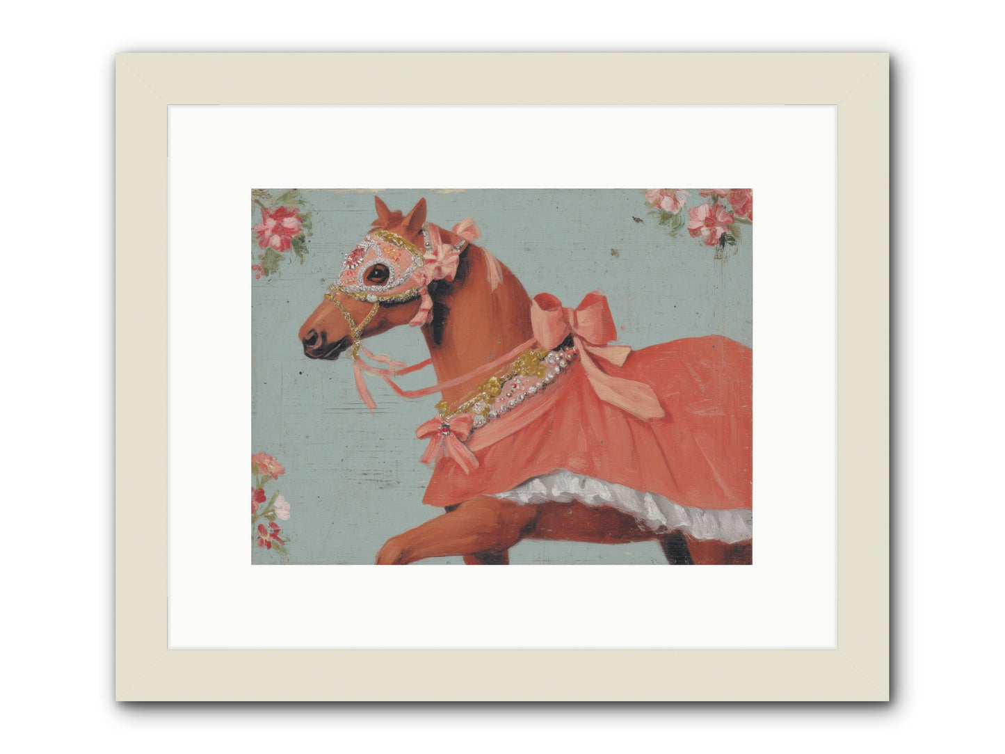 The Radiant Affair -- Framed Print - White 12x9
