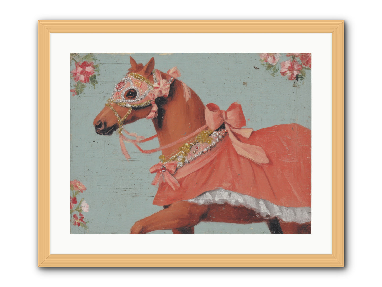 The Radiant Affair -- Framed Print - Natural 24x18