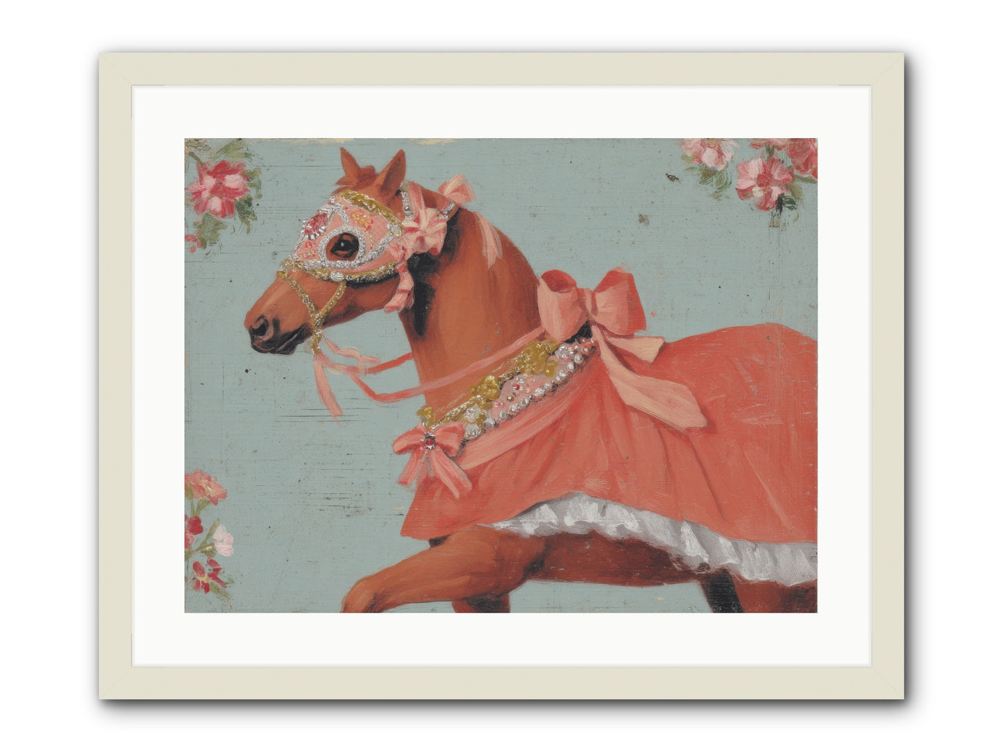The Radiant Affair -- Framed Print - White 24x18