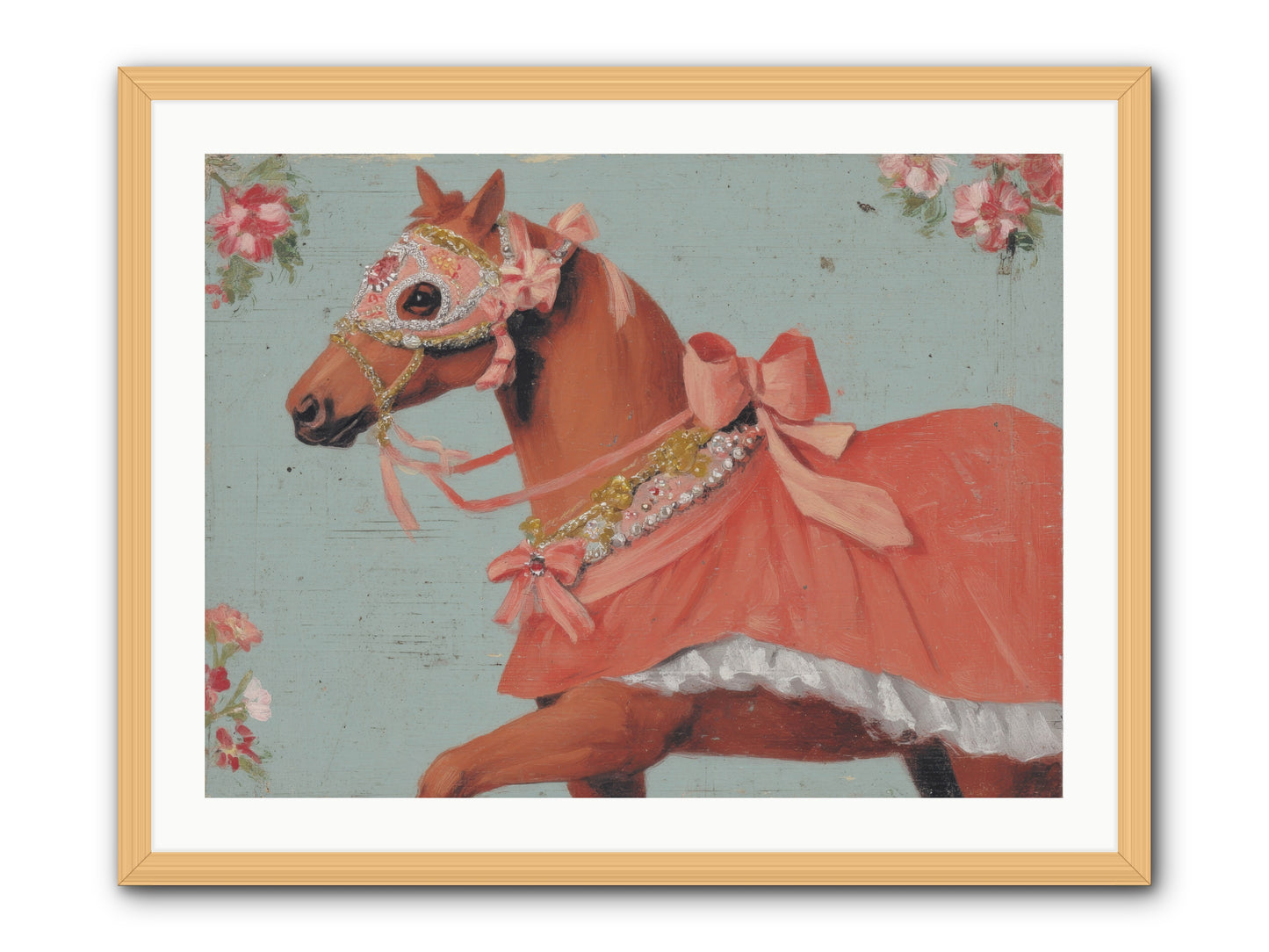 The Radiant Affair -- Framed Print - Natural 32x24