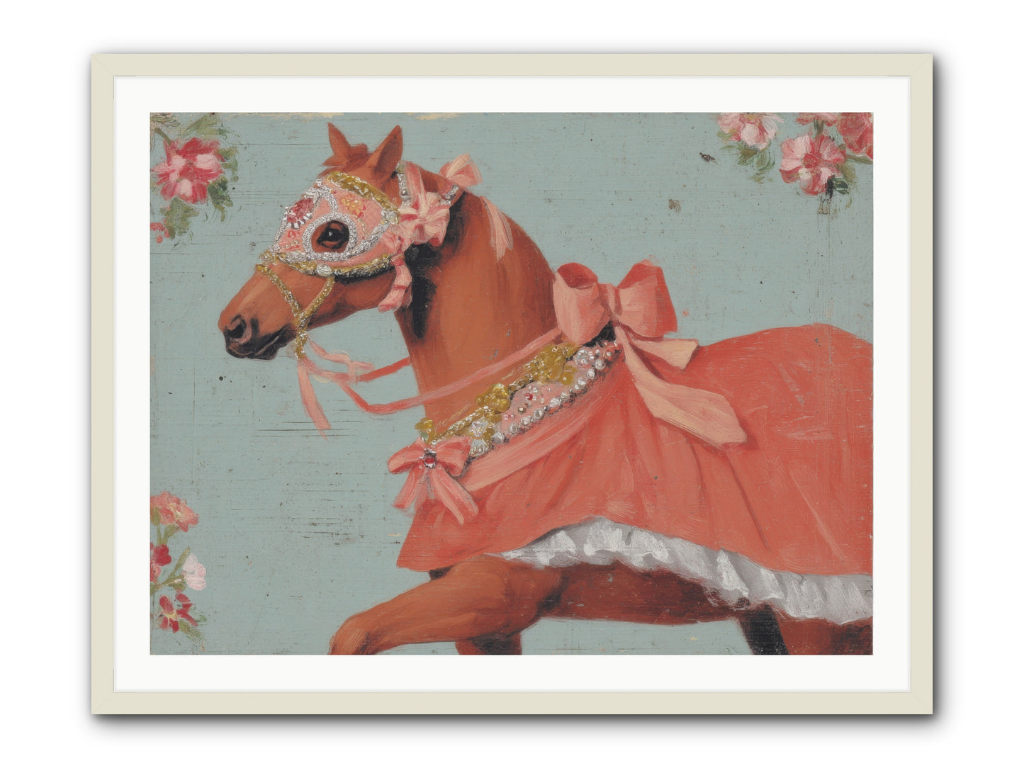 The Radiant Affair -- Framed Print - White 40x30