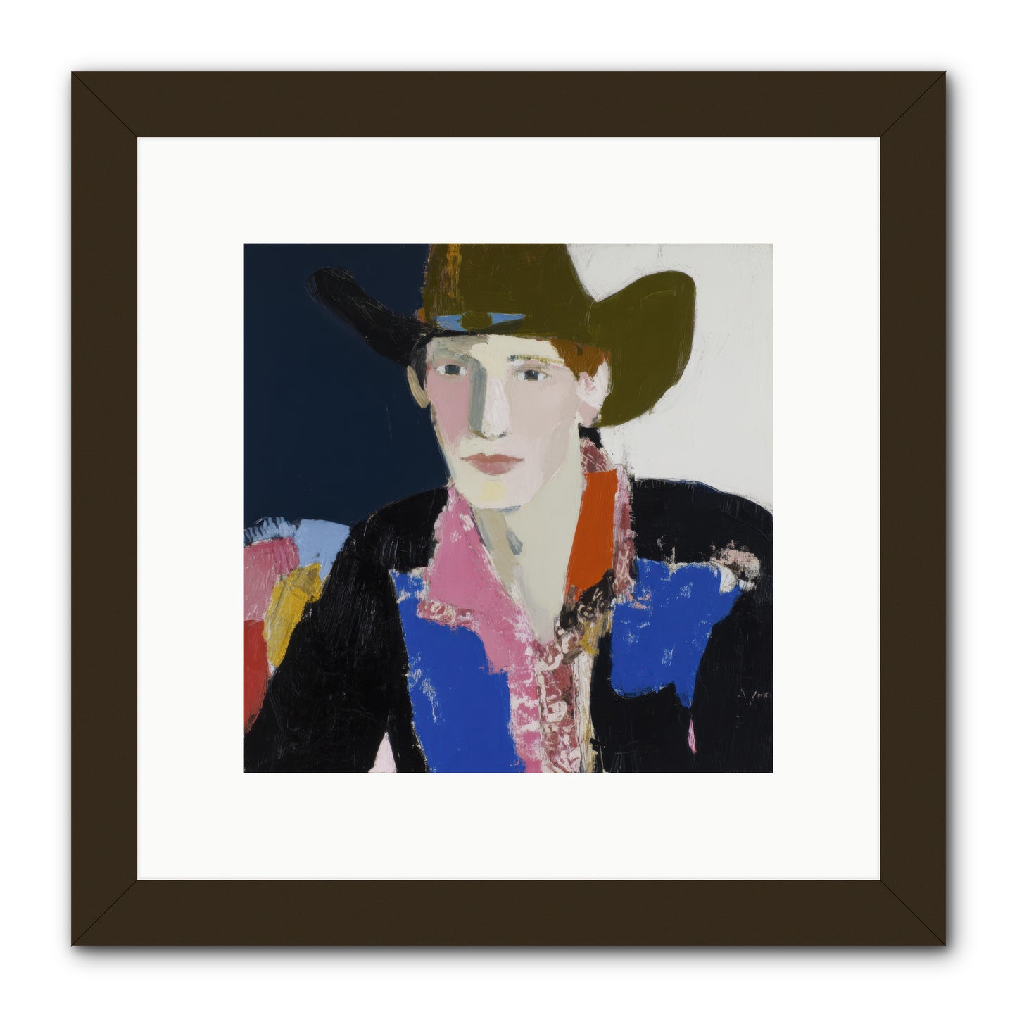 The Range -- Framed Print - Black 10x10