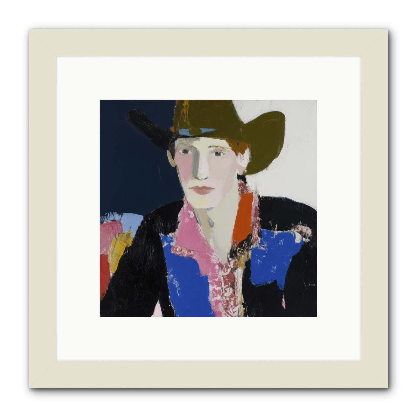 The Range -- Framed Print - White 10x10