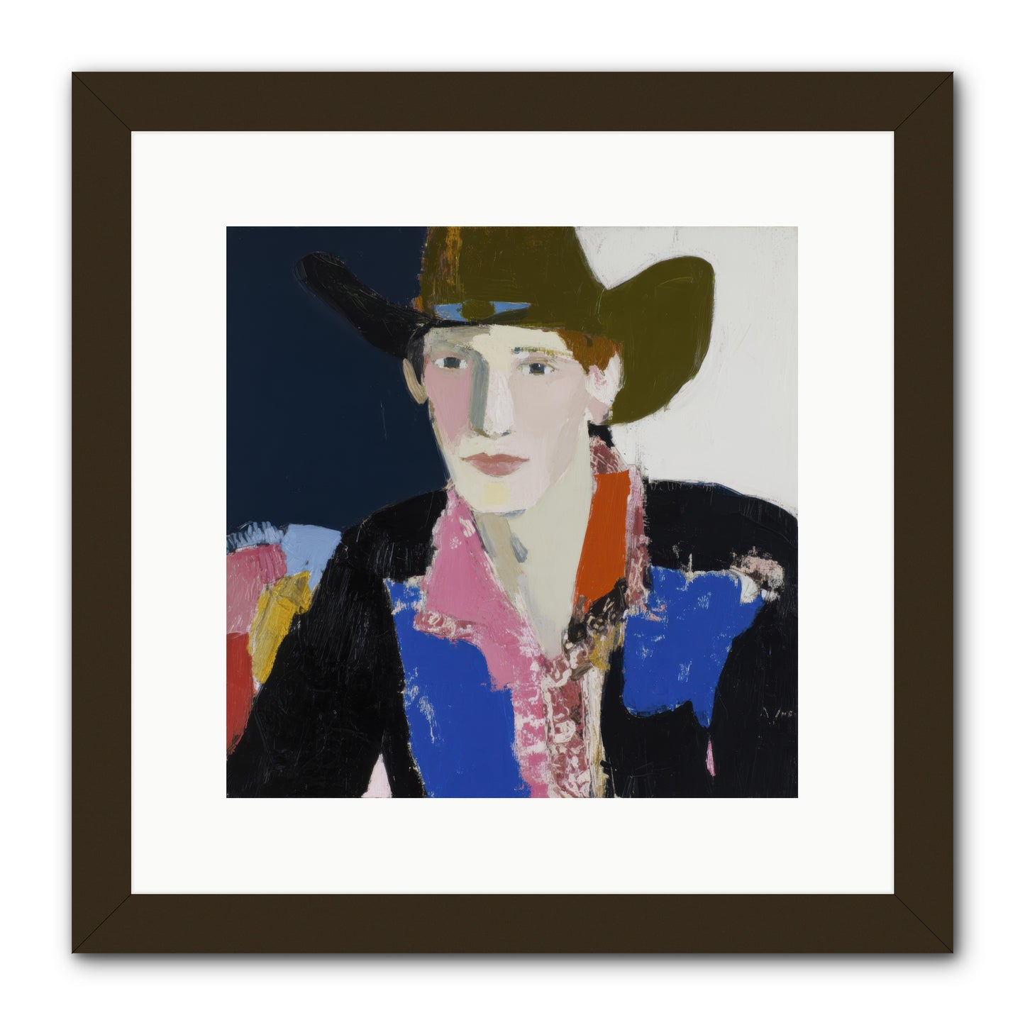 The Range -- Framed Print - Black 12x12
