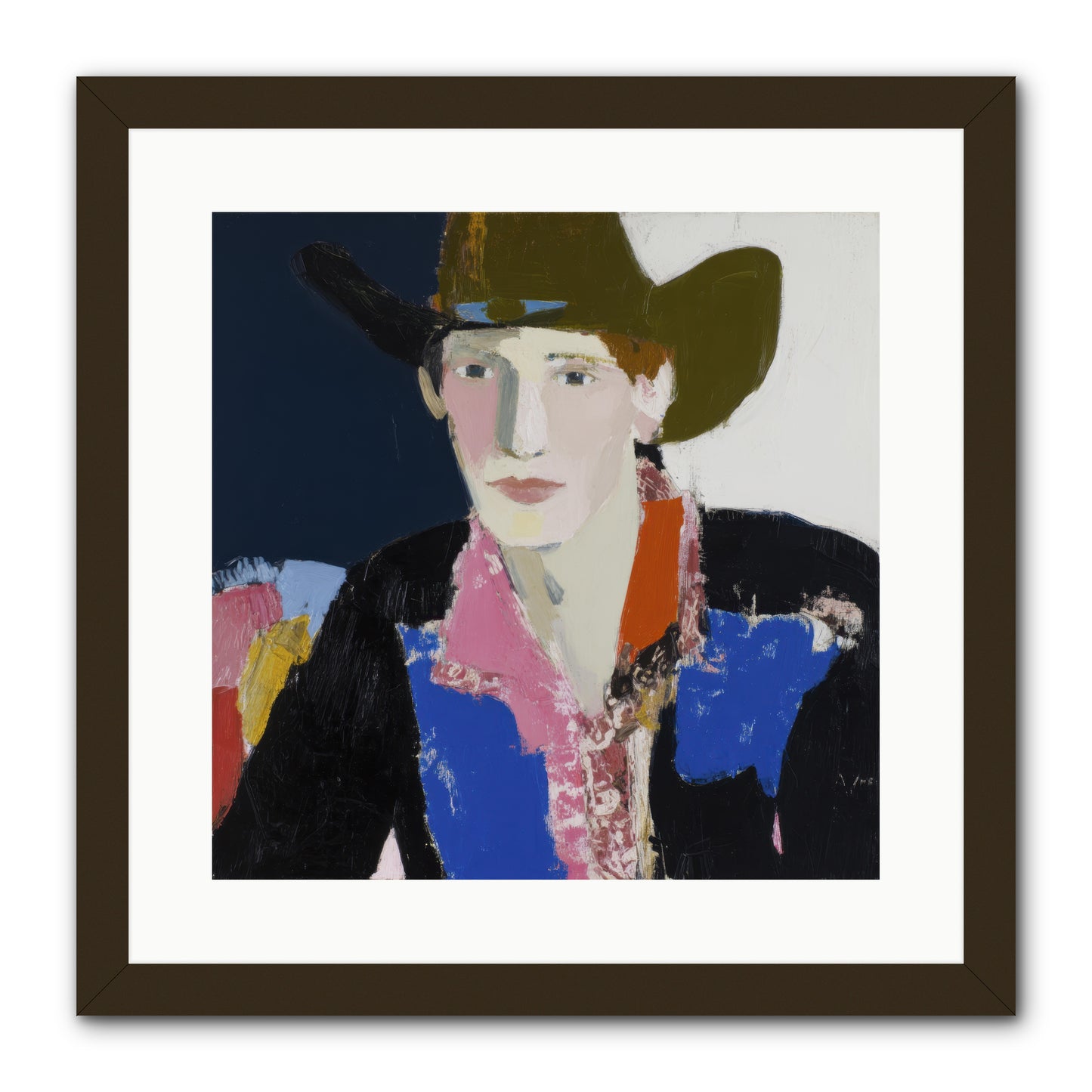 The Range -- Framed Print - Black 16x16