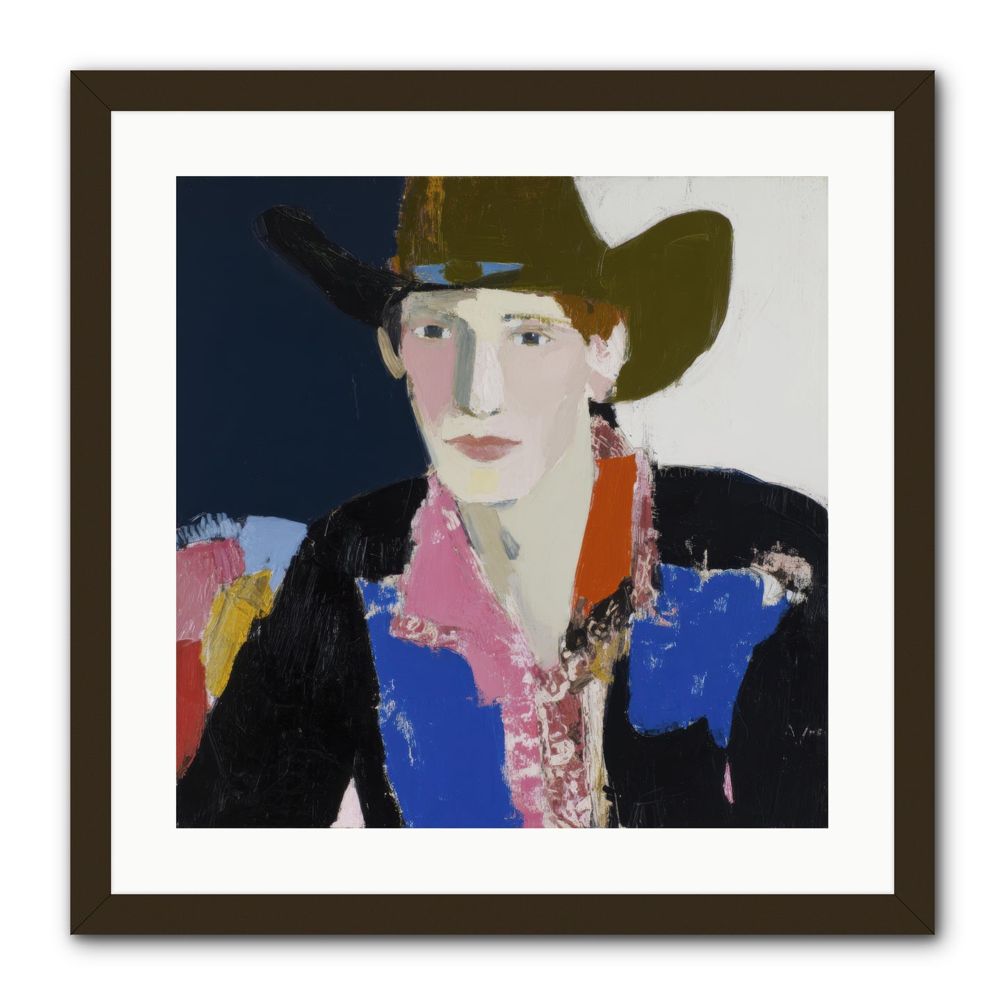 The Range -- Framed Print - Black 20x20