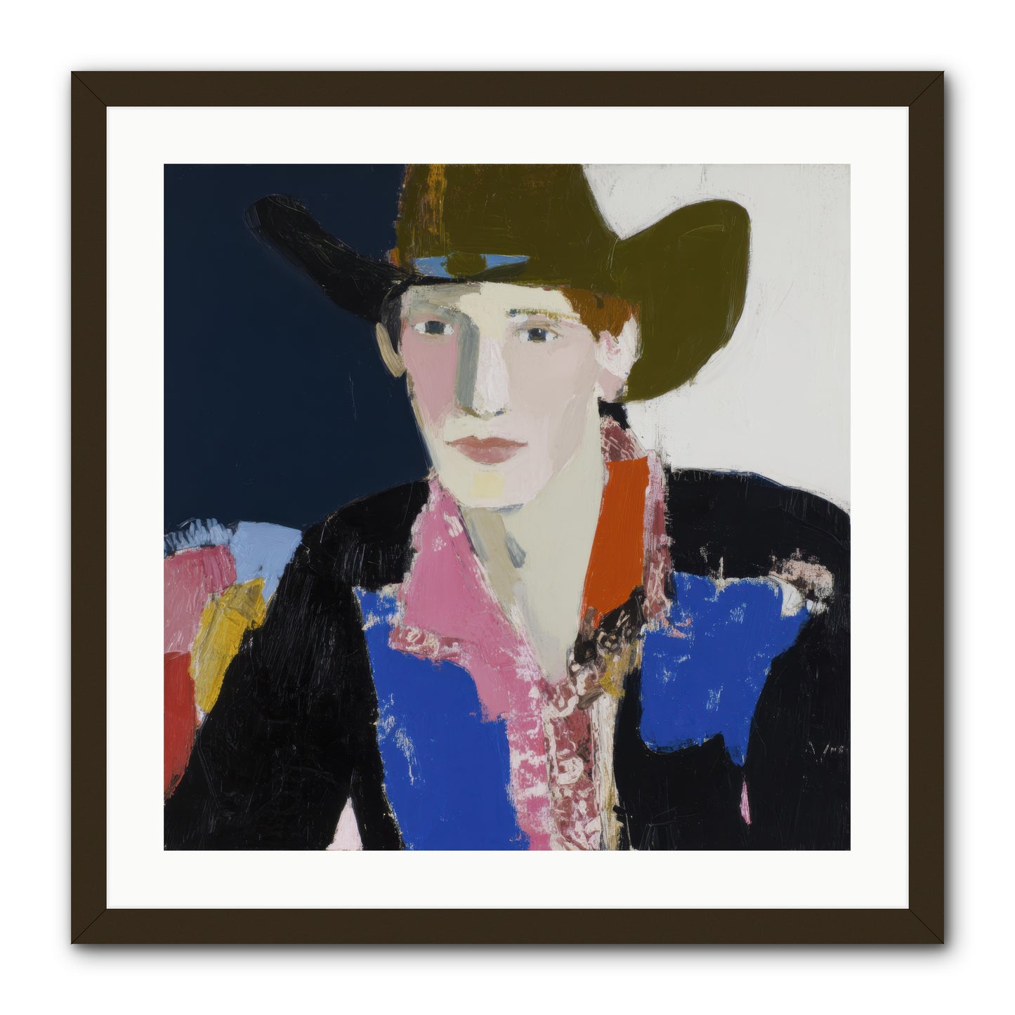 The Range -- Framed Print - Black 24x24