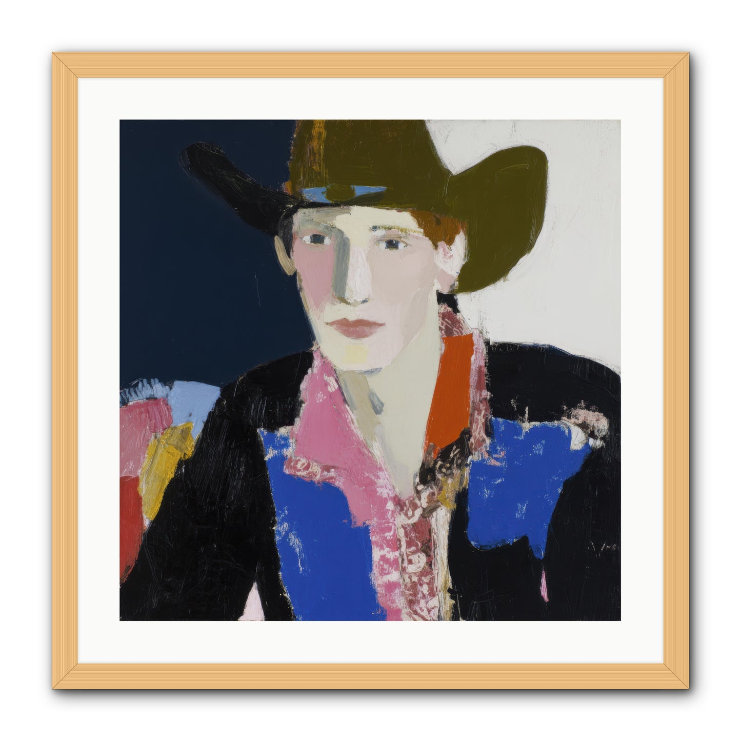 The Range -- Framed Print - Natural 24x24