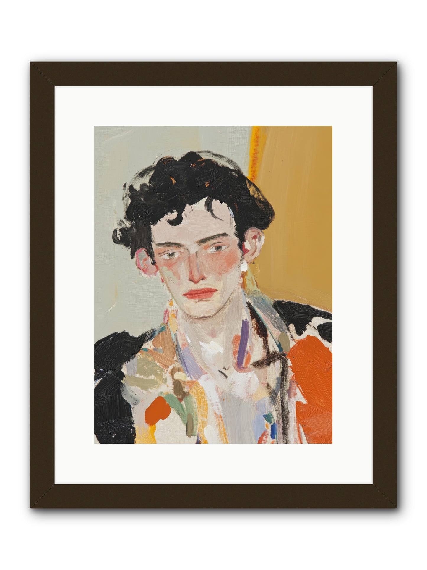 The Refined Figure -- Framed Print - Black 12x16