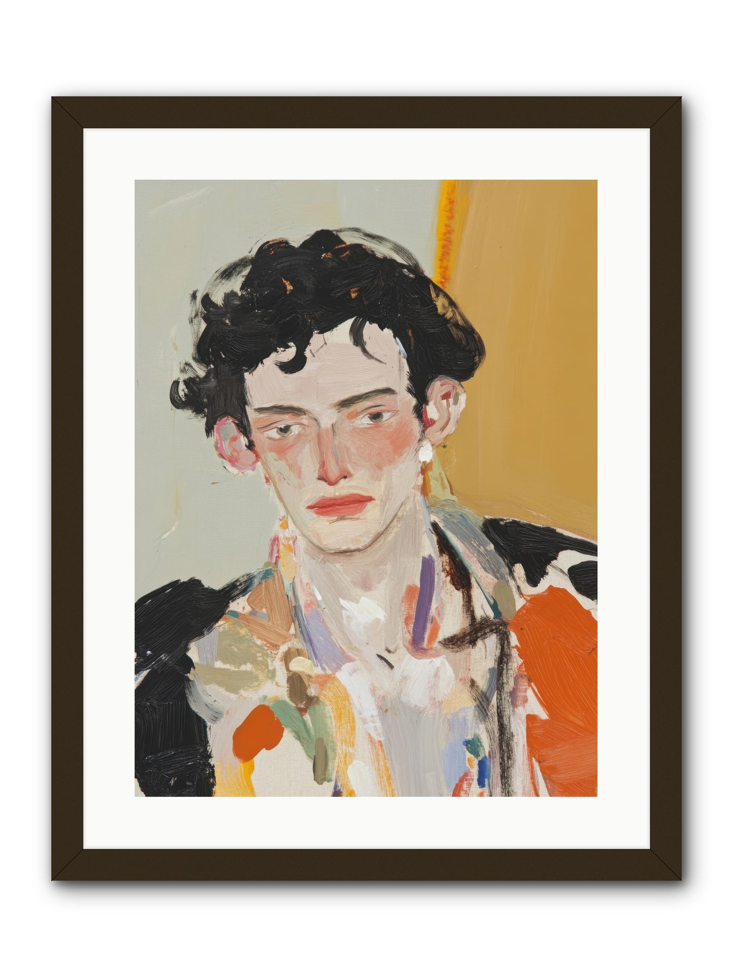The Refined Figure -- Framed Print - Black 18x24