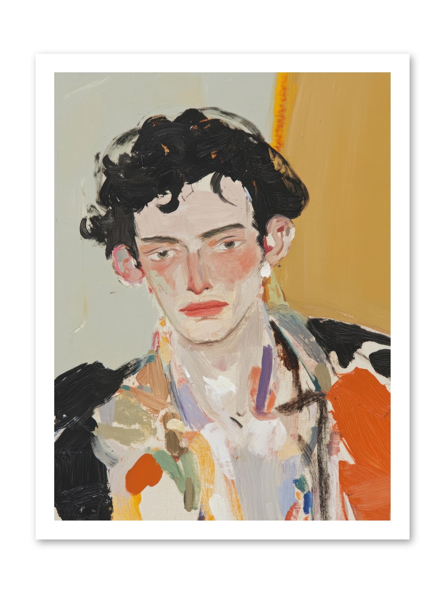 The Refined Figure -- Loose Canvas Print 18x24