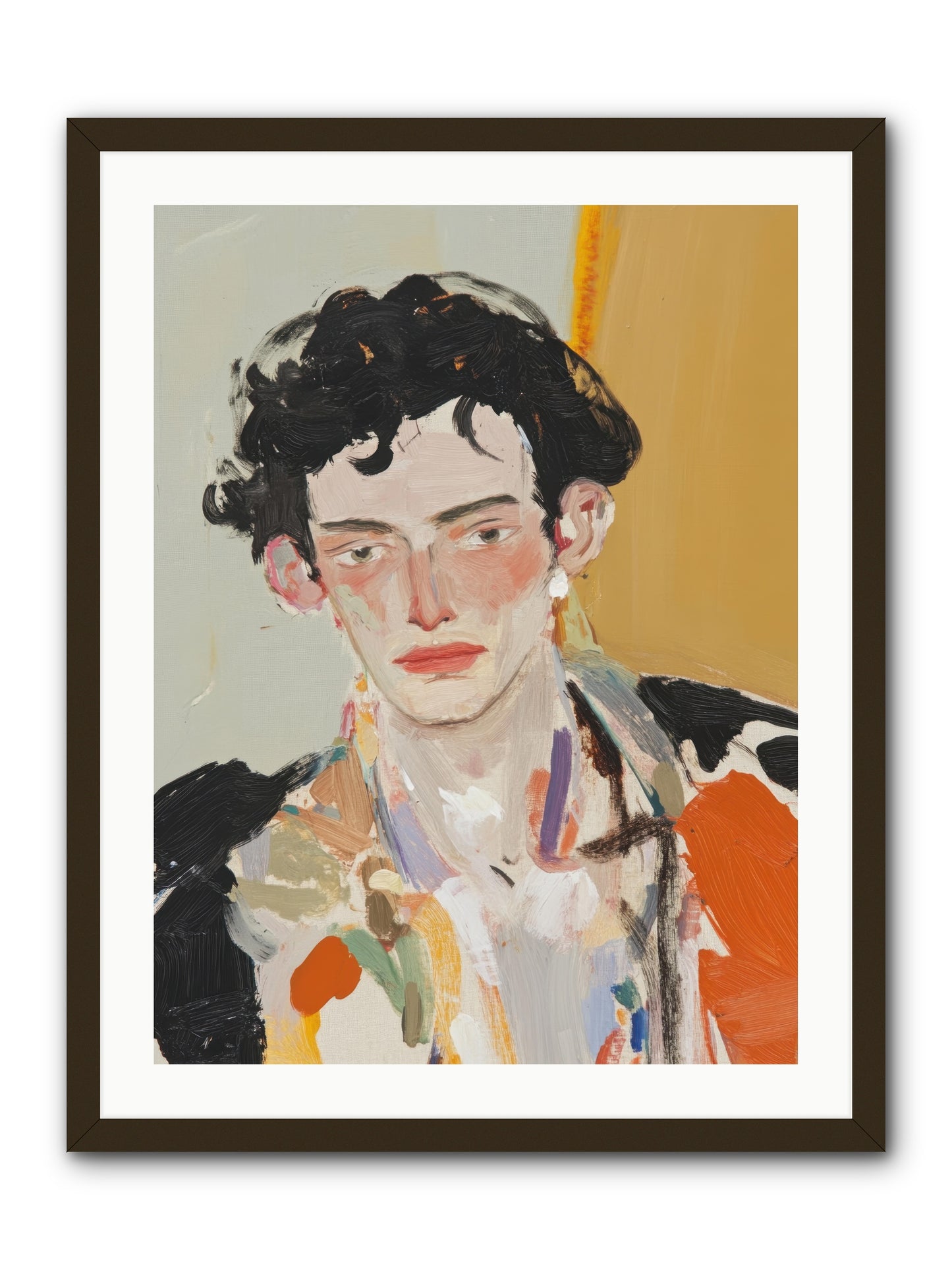 The Refined Figure -- Framed Print - Black 24x32