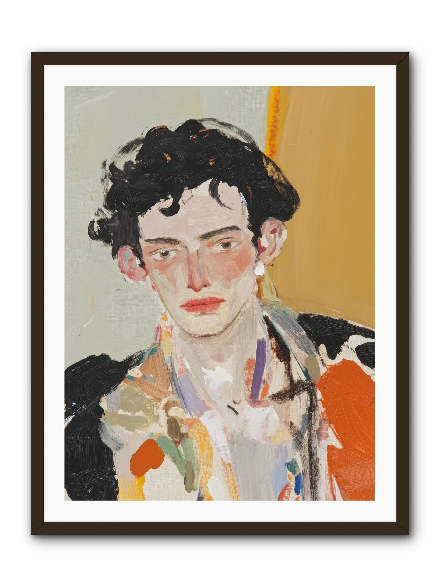 The Refined Figure -- Framed Print - Black 30x40