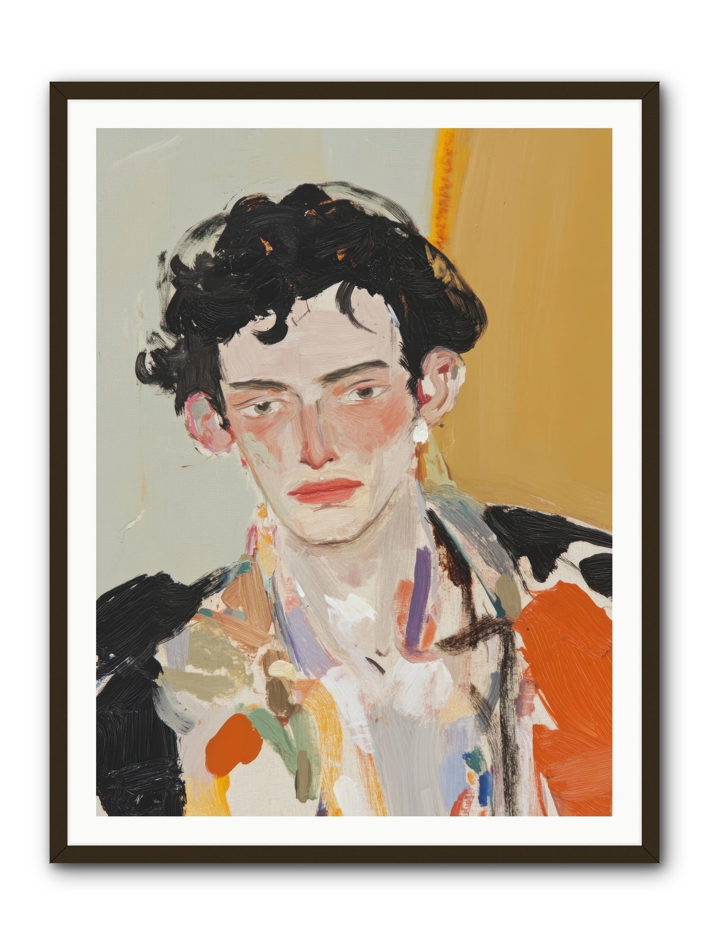 The Refined Figure -- Framed Print - Black 36x48