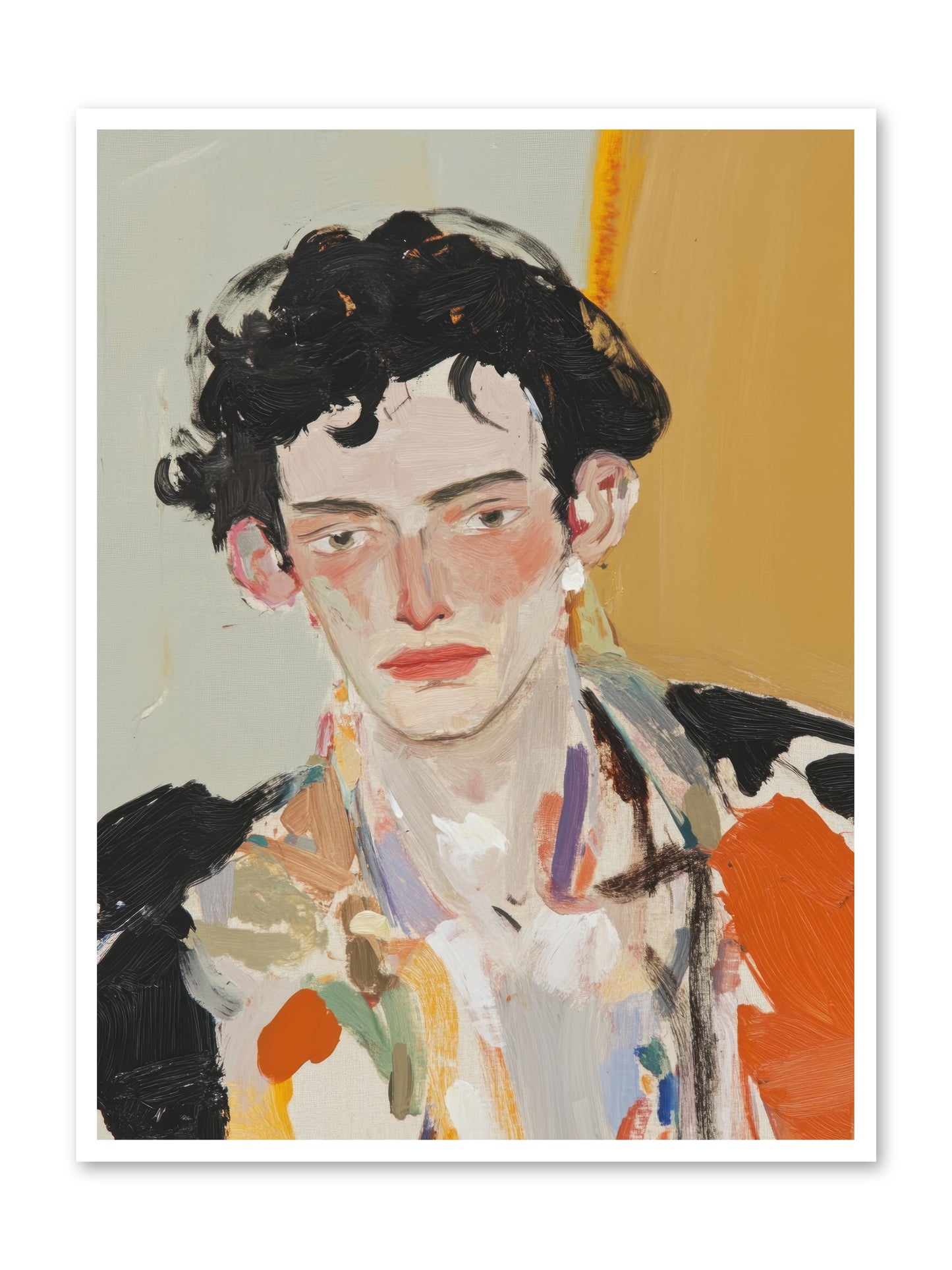 The Refined Figure -- Loose Canvas Print 36x48