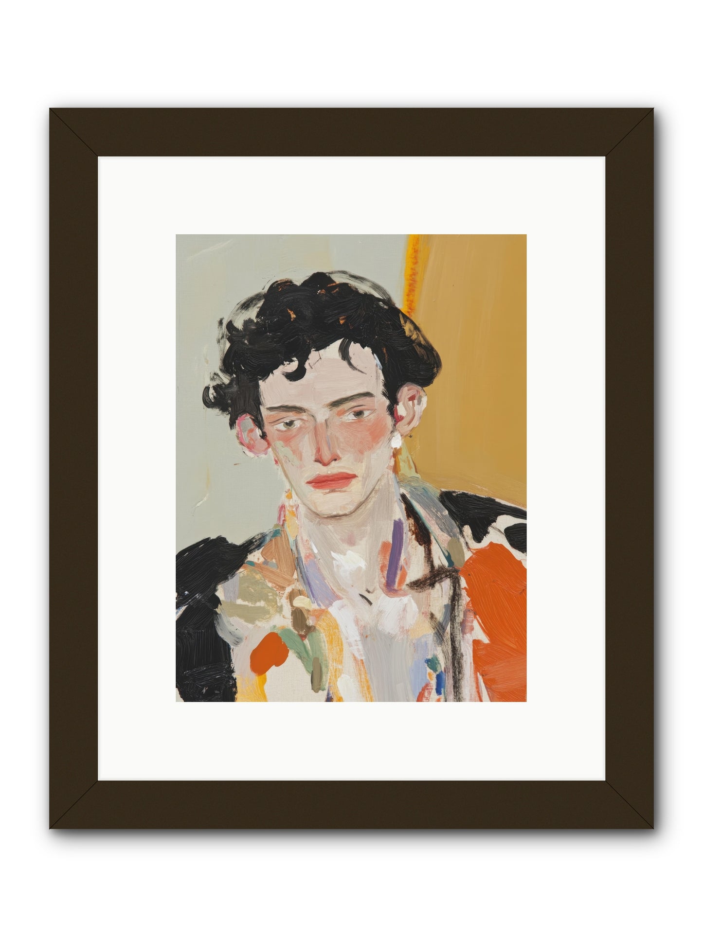 The Refined Figure -- Framed Print - Black 9x12