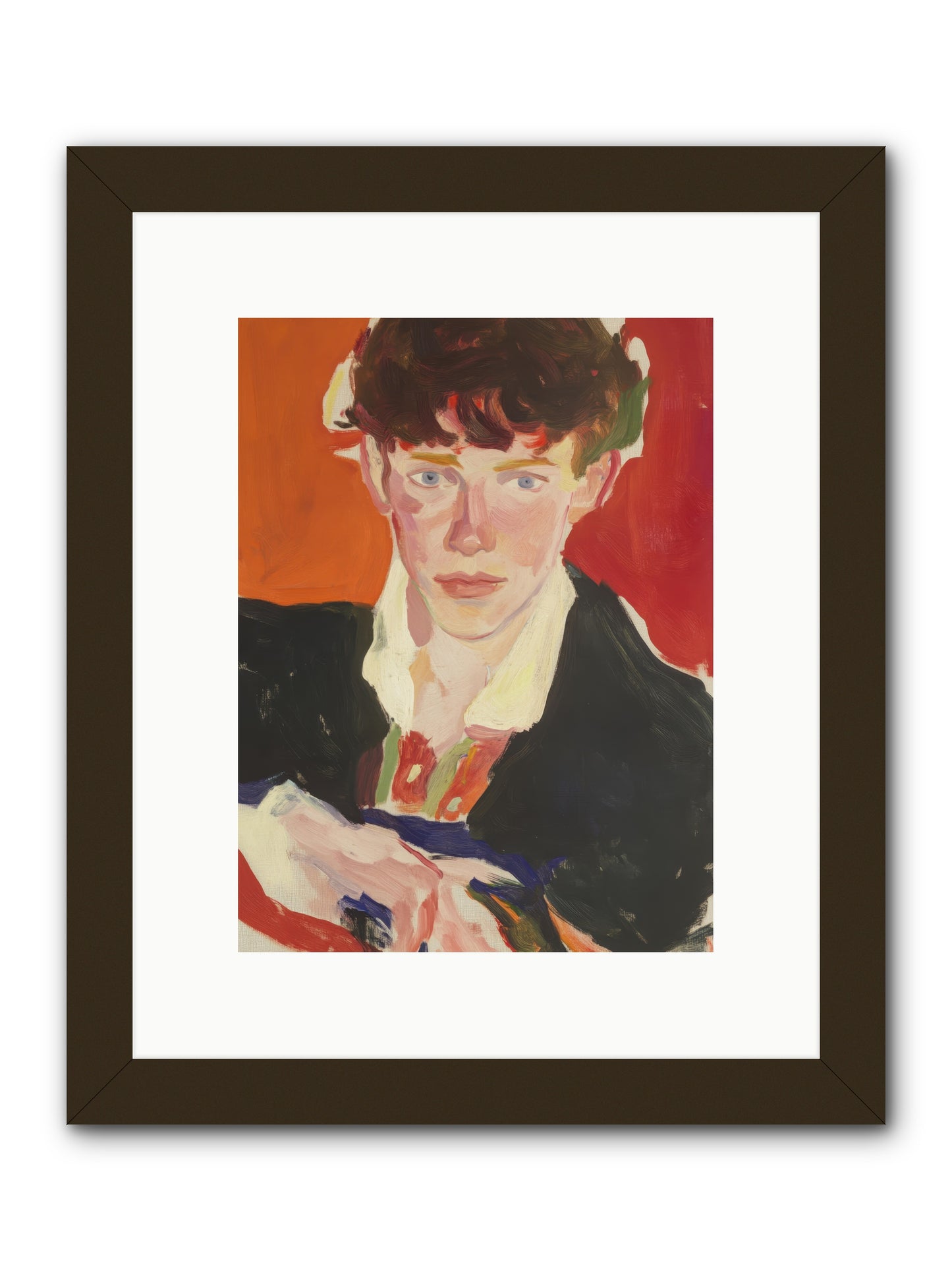 The Reliable Heart -- Framed Print - Black 9x12