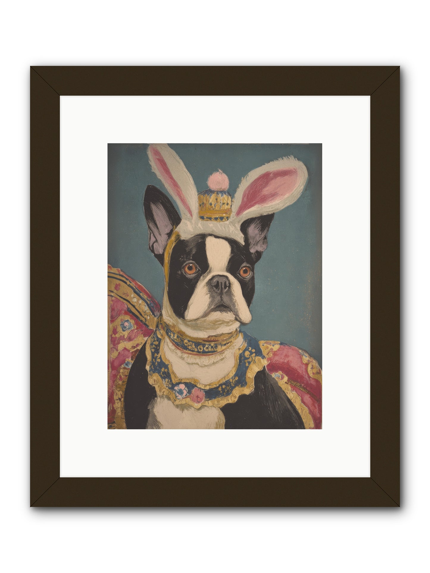 The Reluctant Monarch -- Framed Print - Black 9x12