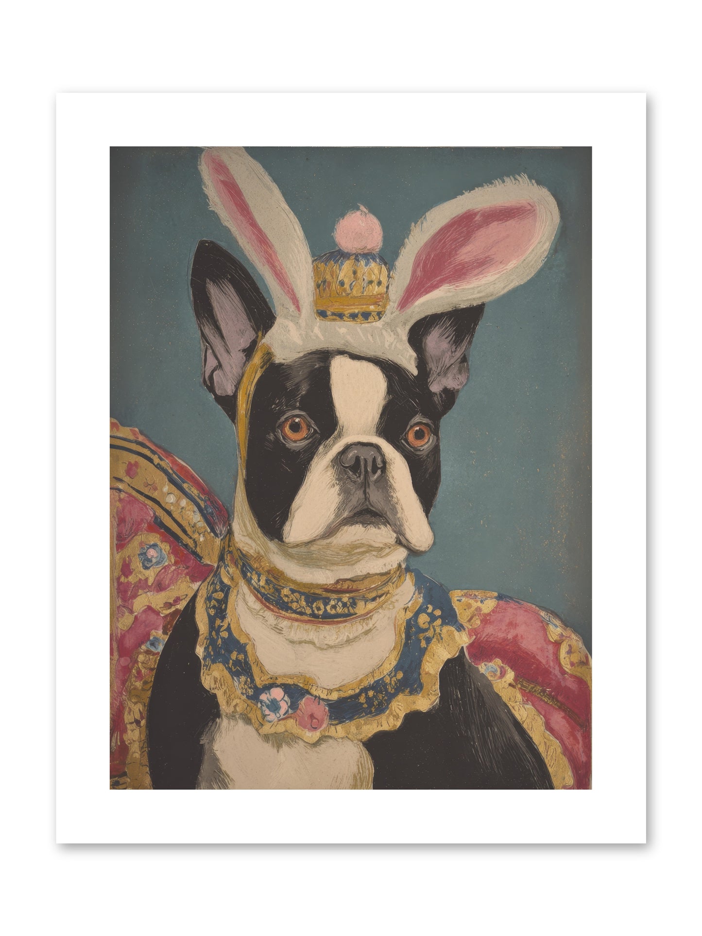 The Reluctant Monarch -- Loose Canvas Print 9x12