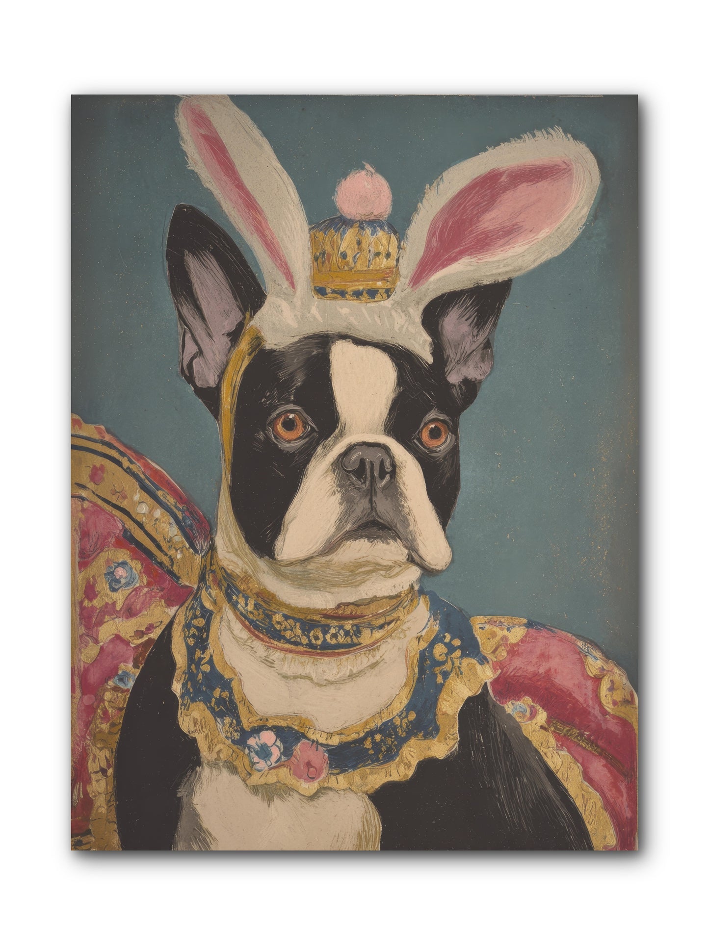 The Reluctant Monarch -- Wrapped Canvas 9x12