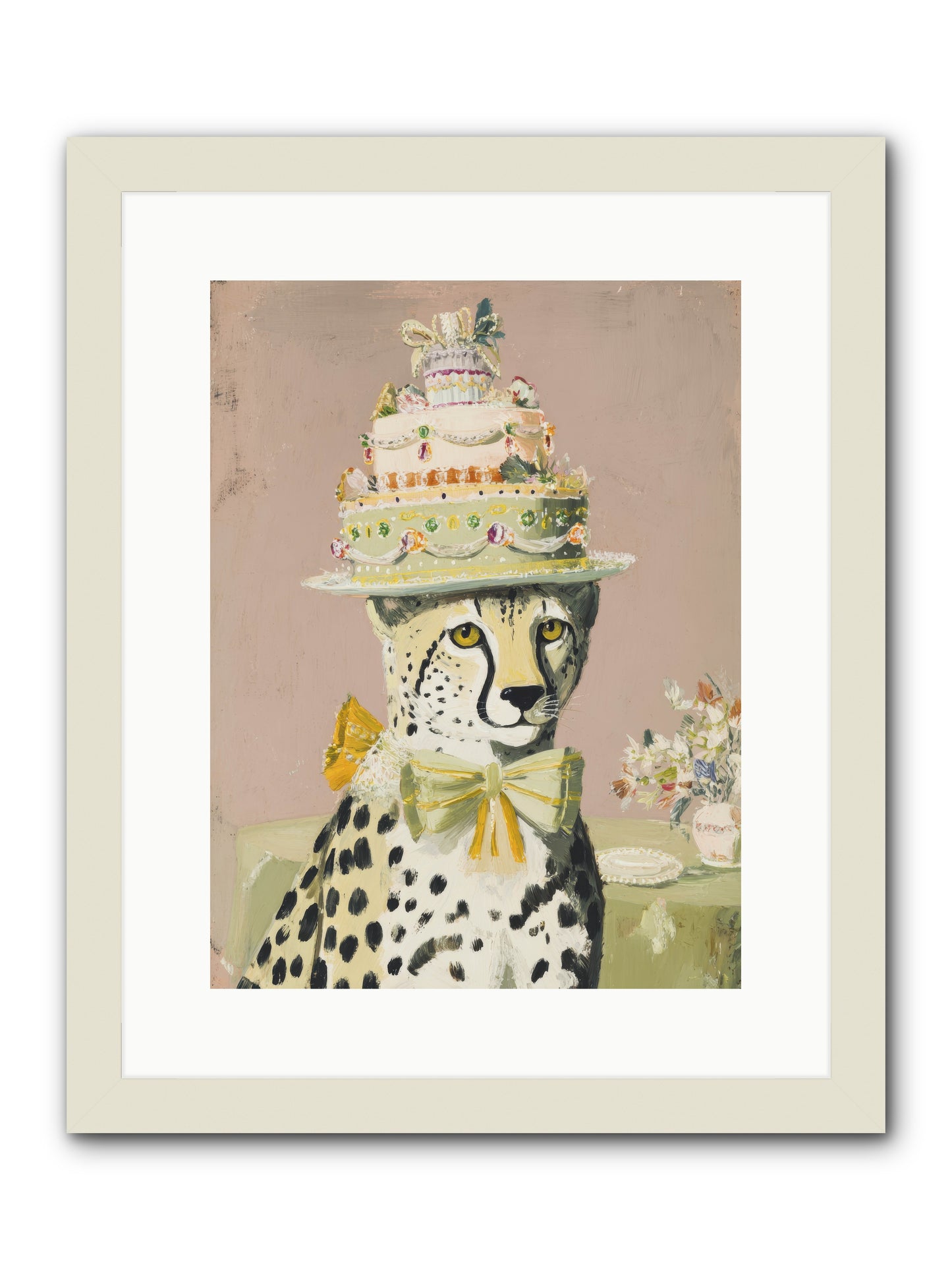 The Resplendent Awakening -- Framed Print - White 12x16