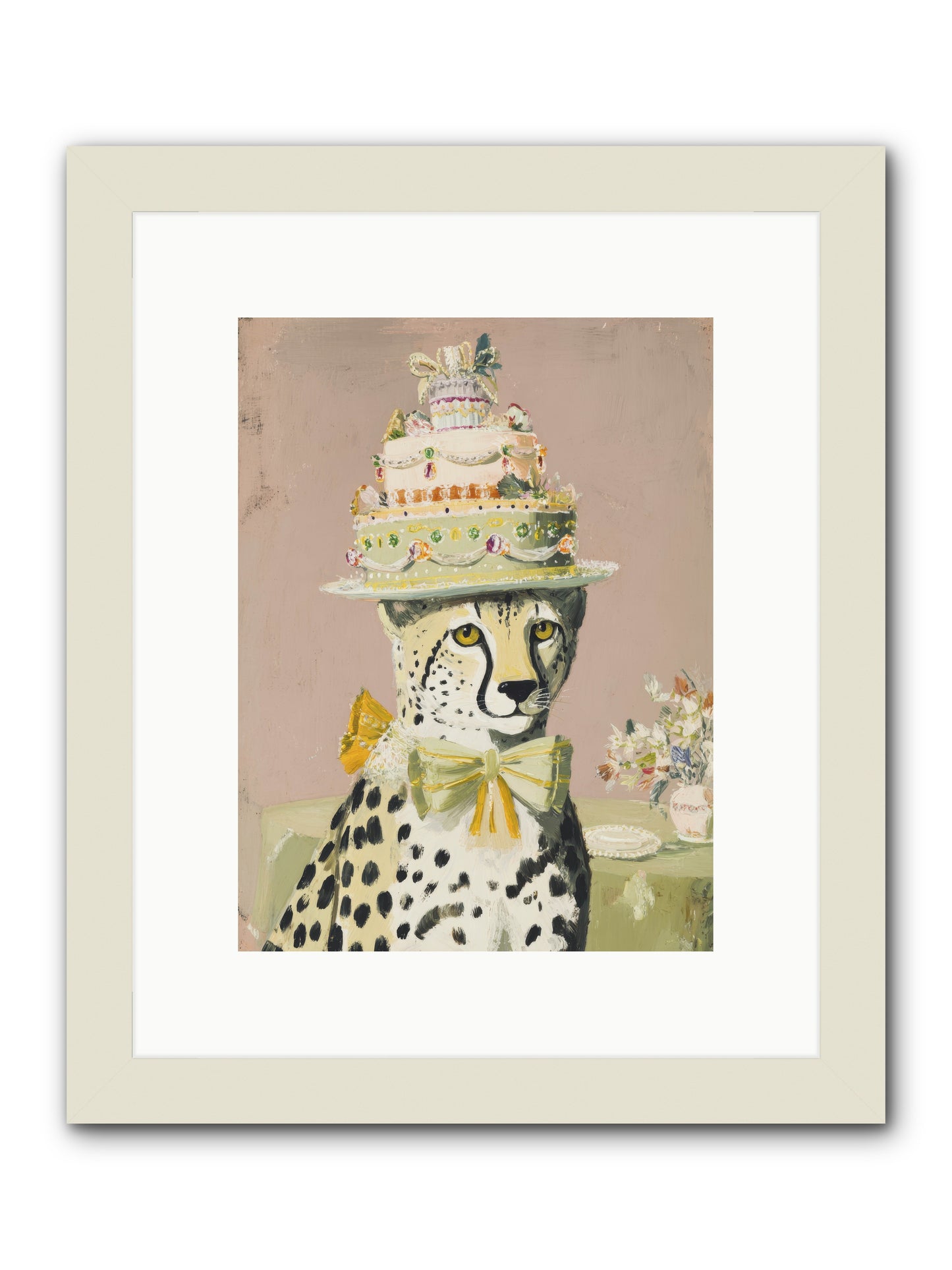 The Resplendent Awakening -- Framed Print - White 9x12