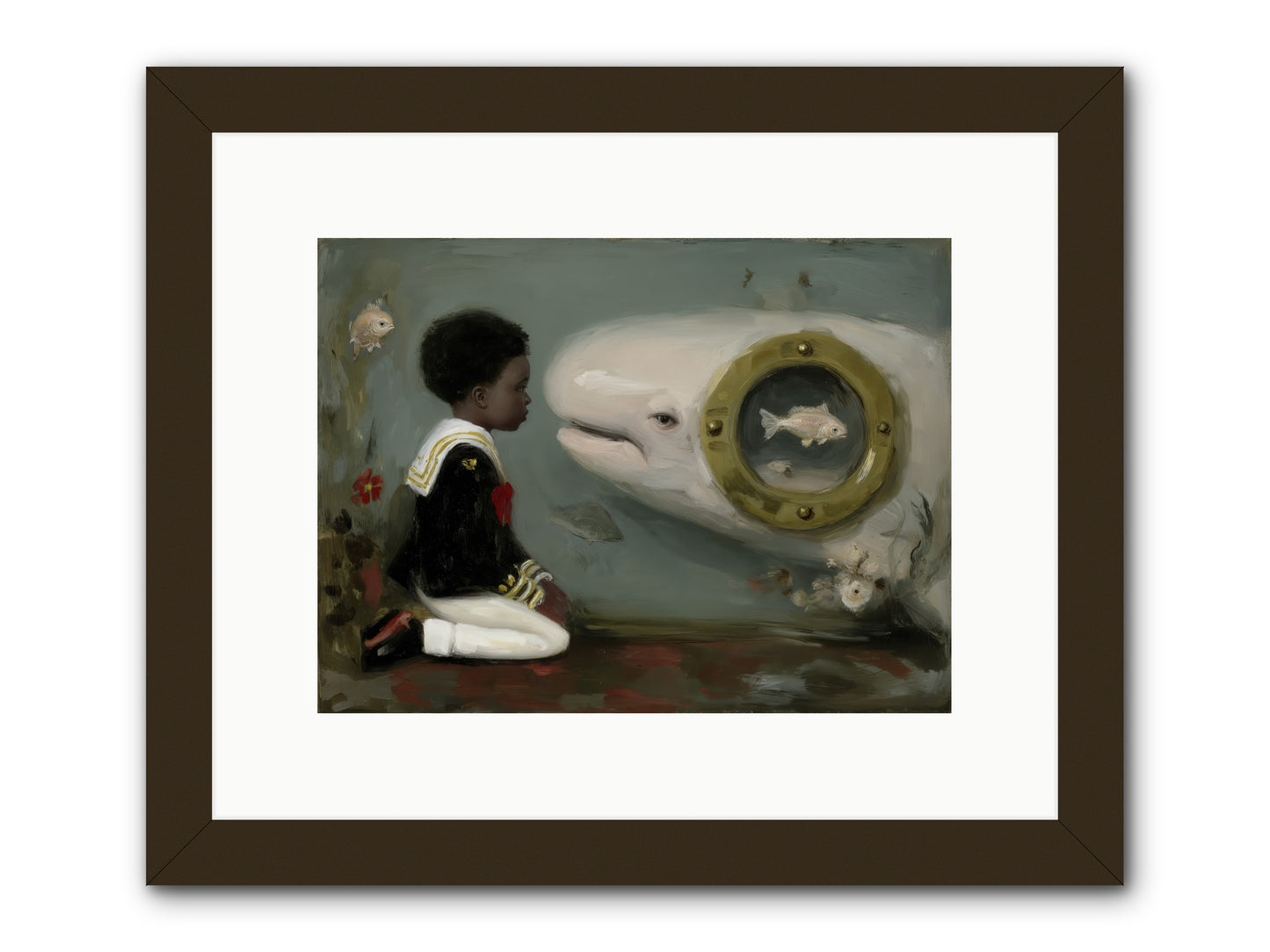 The Revelation -- Framed Print - Black 12x9