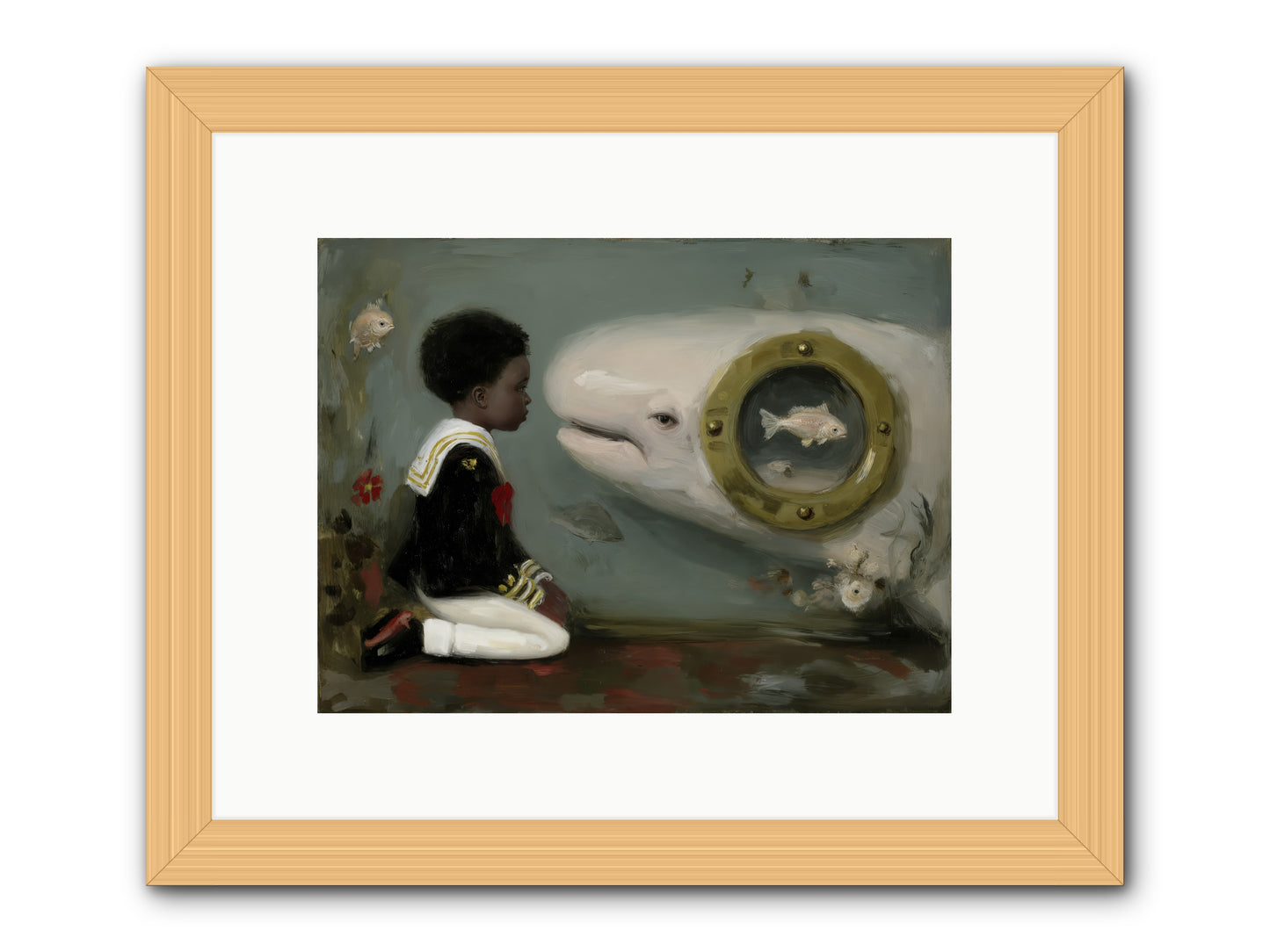 The Revelation -- Framed Print - Natural 12x9