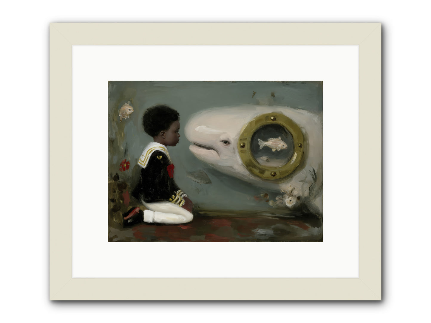The Revelation -- Framed Print - White 12x9