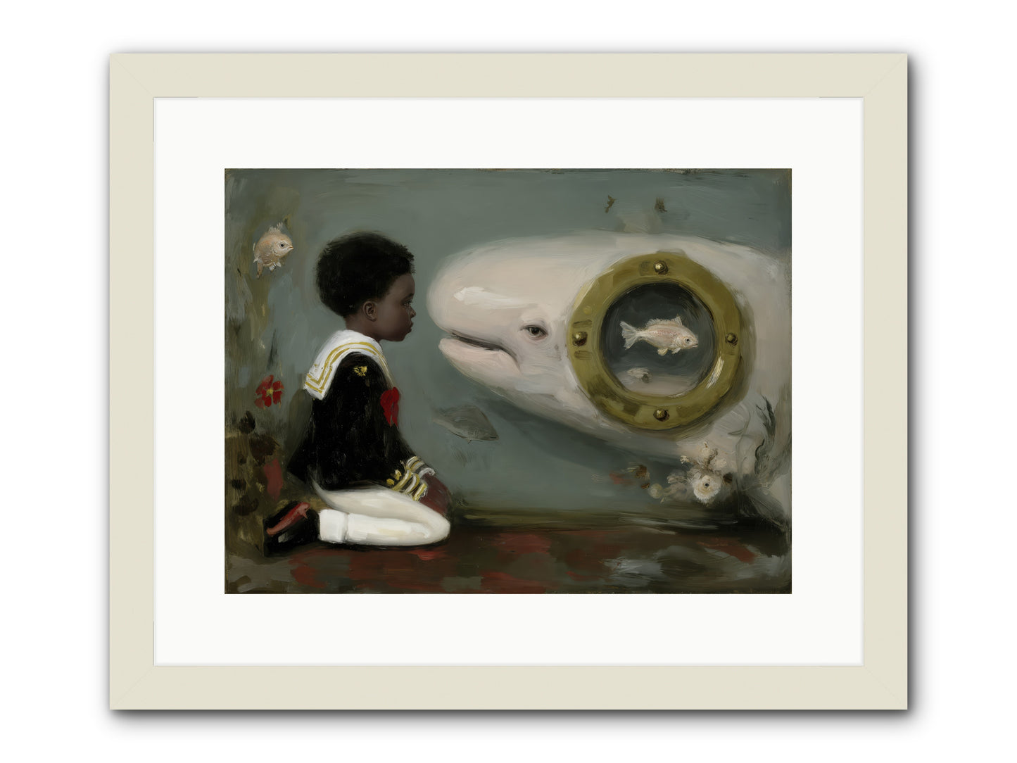The Revelation -- Framed Print - White 16x12