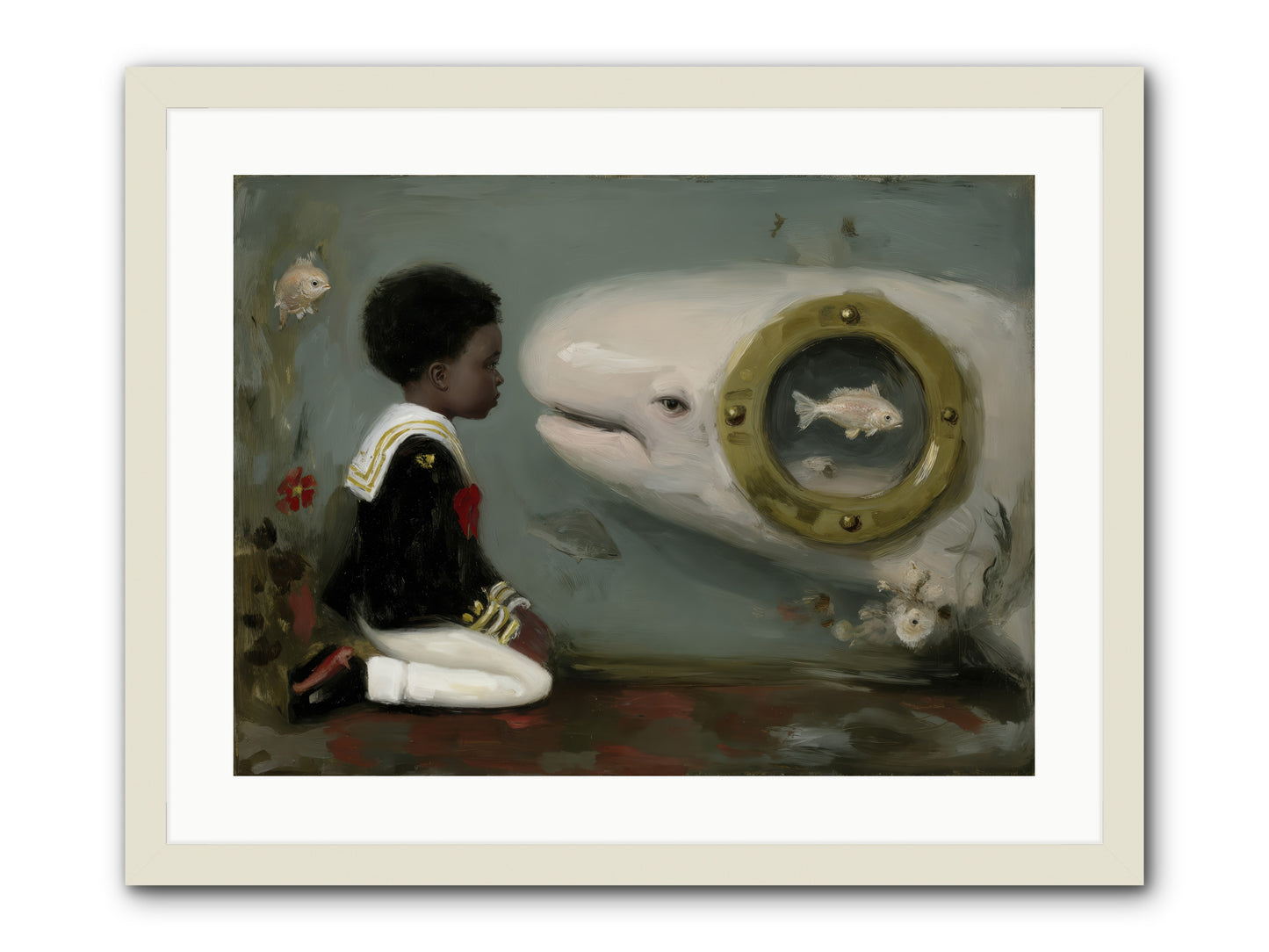 The Revelation -- Framed Print - White 24x18