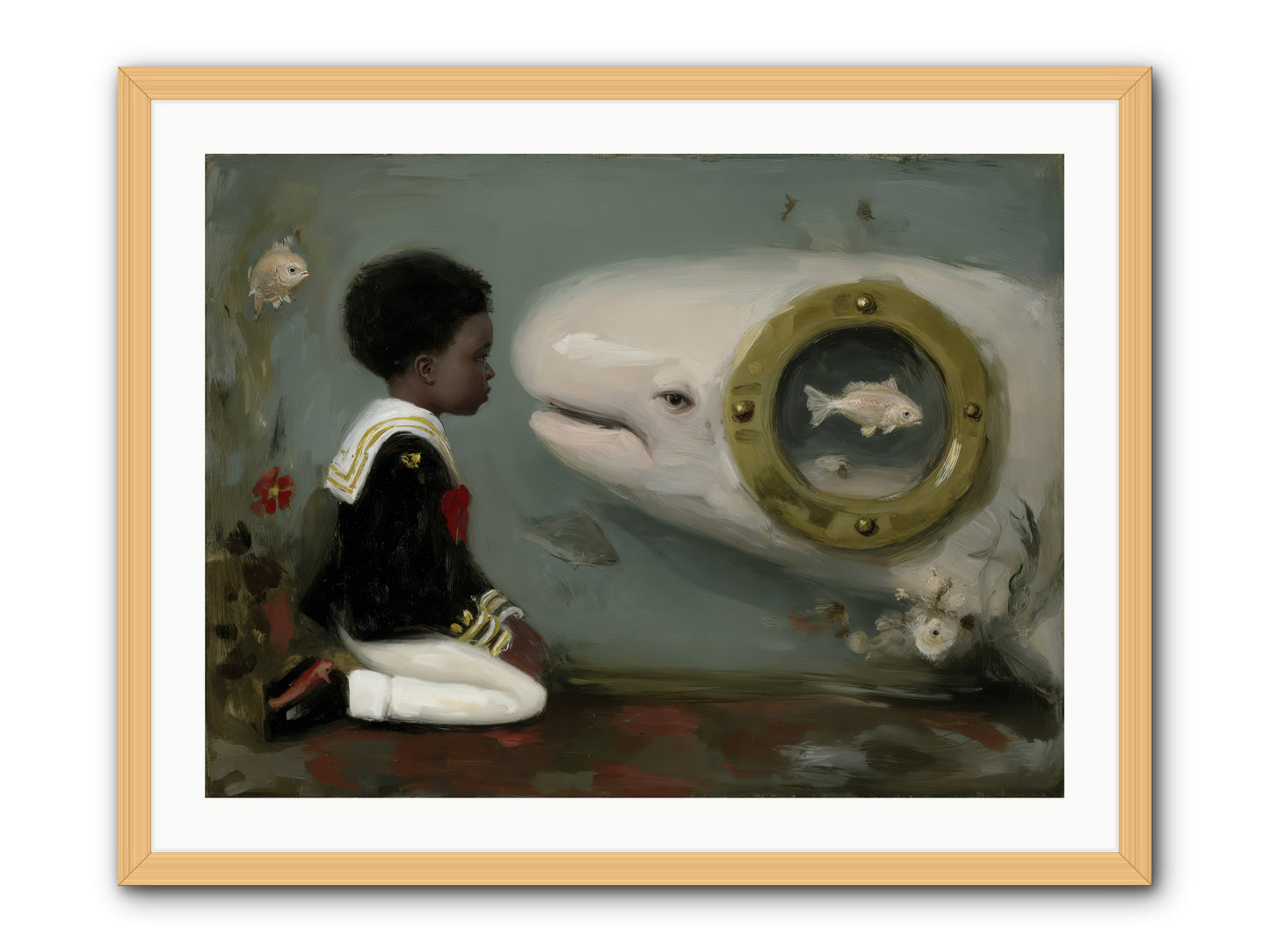 The Revelation -- Framed Print - Natural 32x24