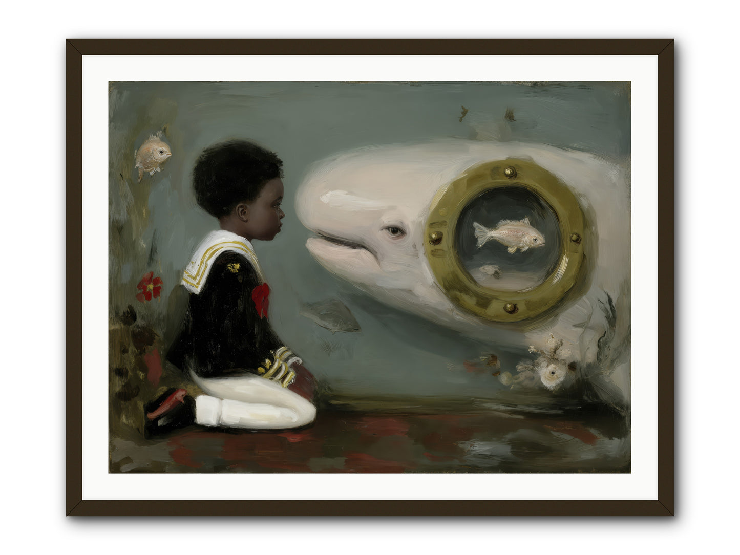 The Revelation -- Framed Print - Black 40x30