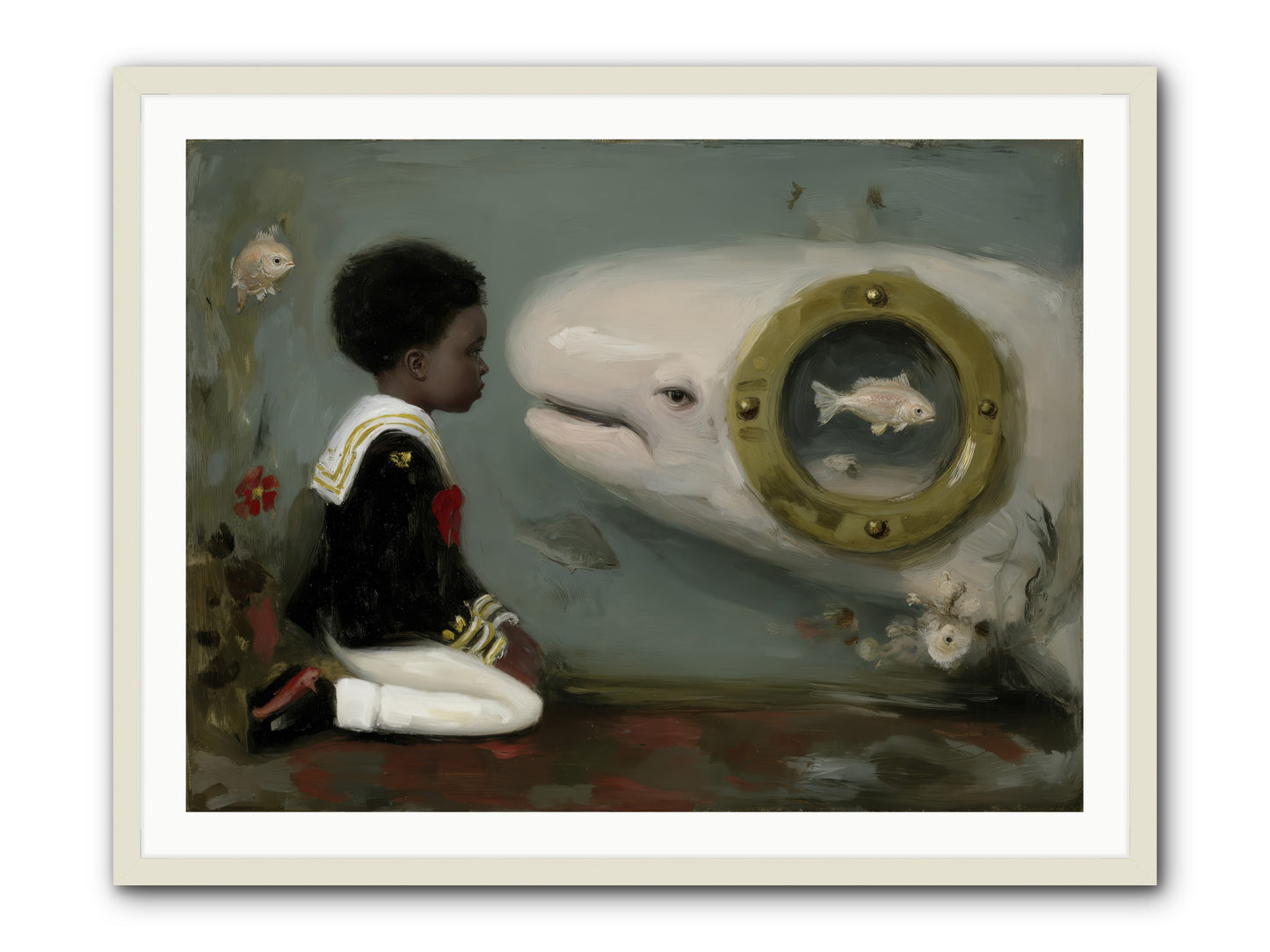 The Revelation -- Framed Print - White 40x30