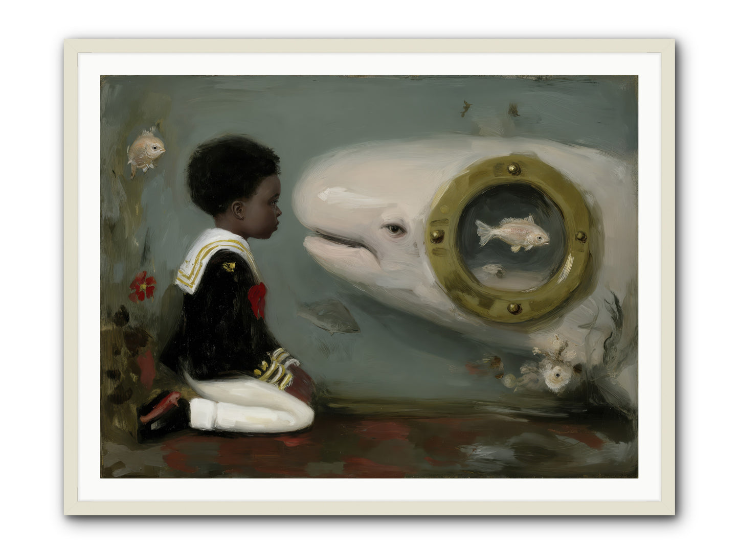 The Revelation -- Framed Print - White 48x36