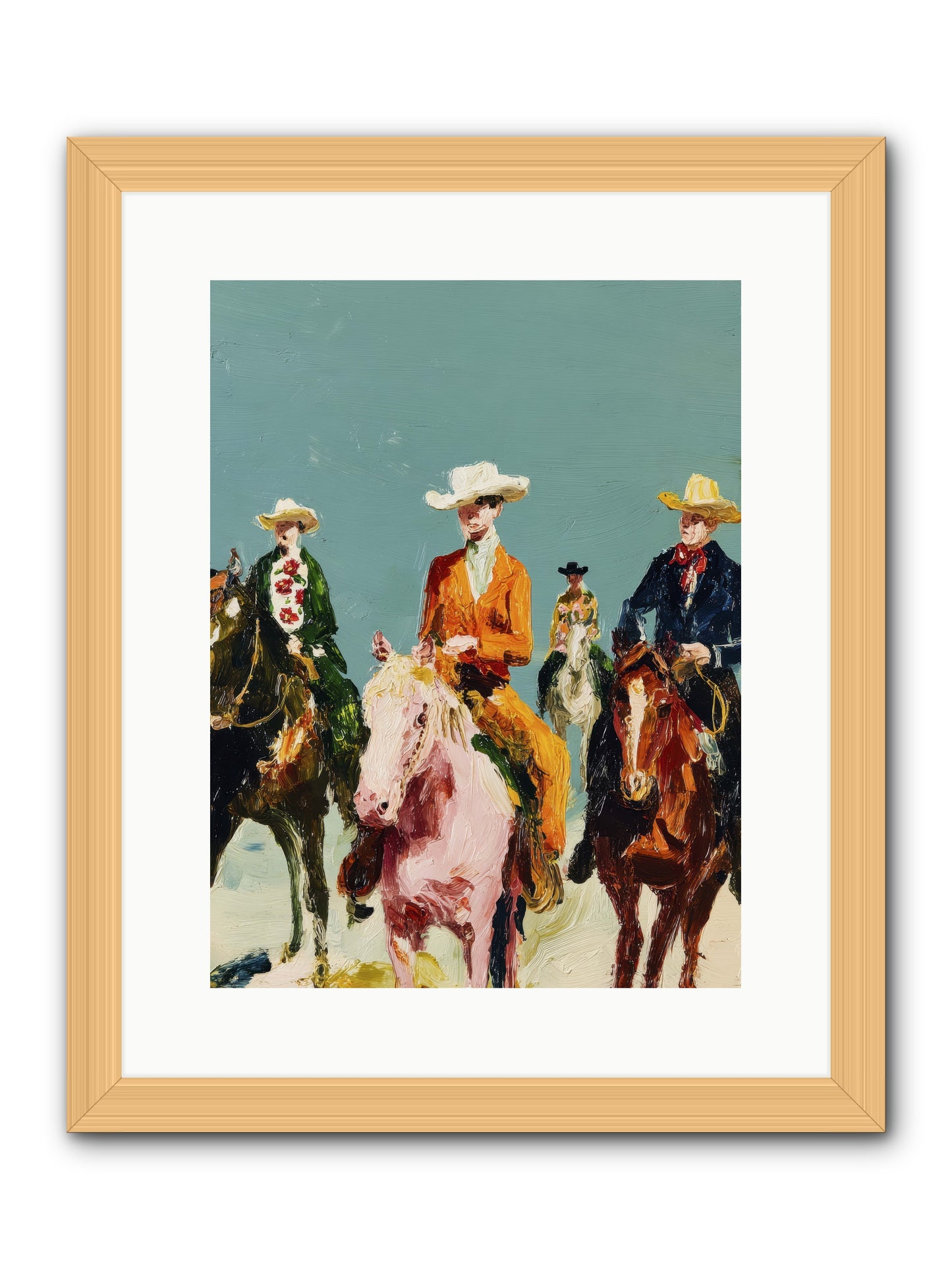 The Rhythm We Don't Name -- Framed Print - Natural 12x16