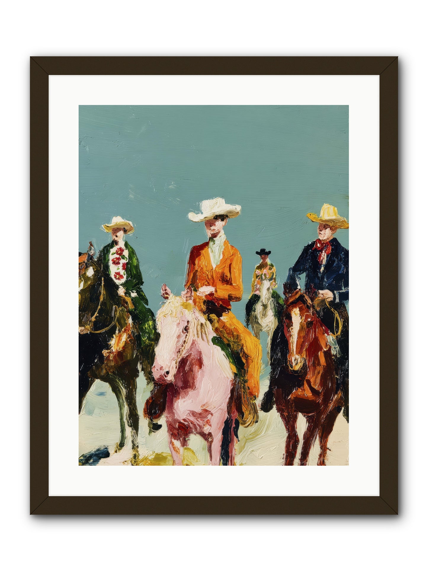 The Rhythm We Don't Name -- Framed Print - Black 18x24