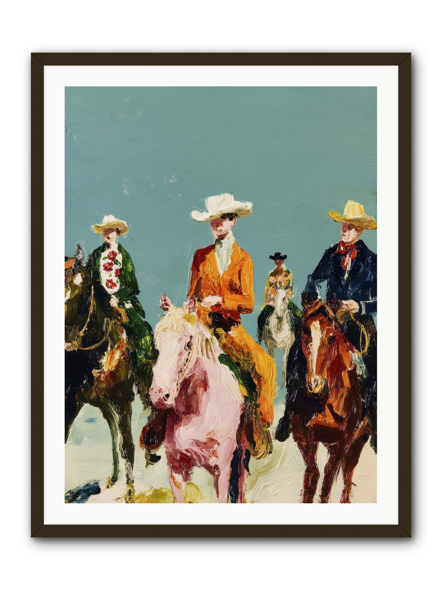 The Rhythm We Don't Name -- Framed Print - Black 30x40