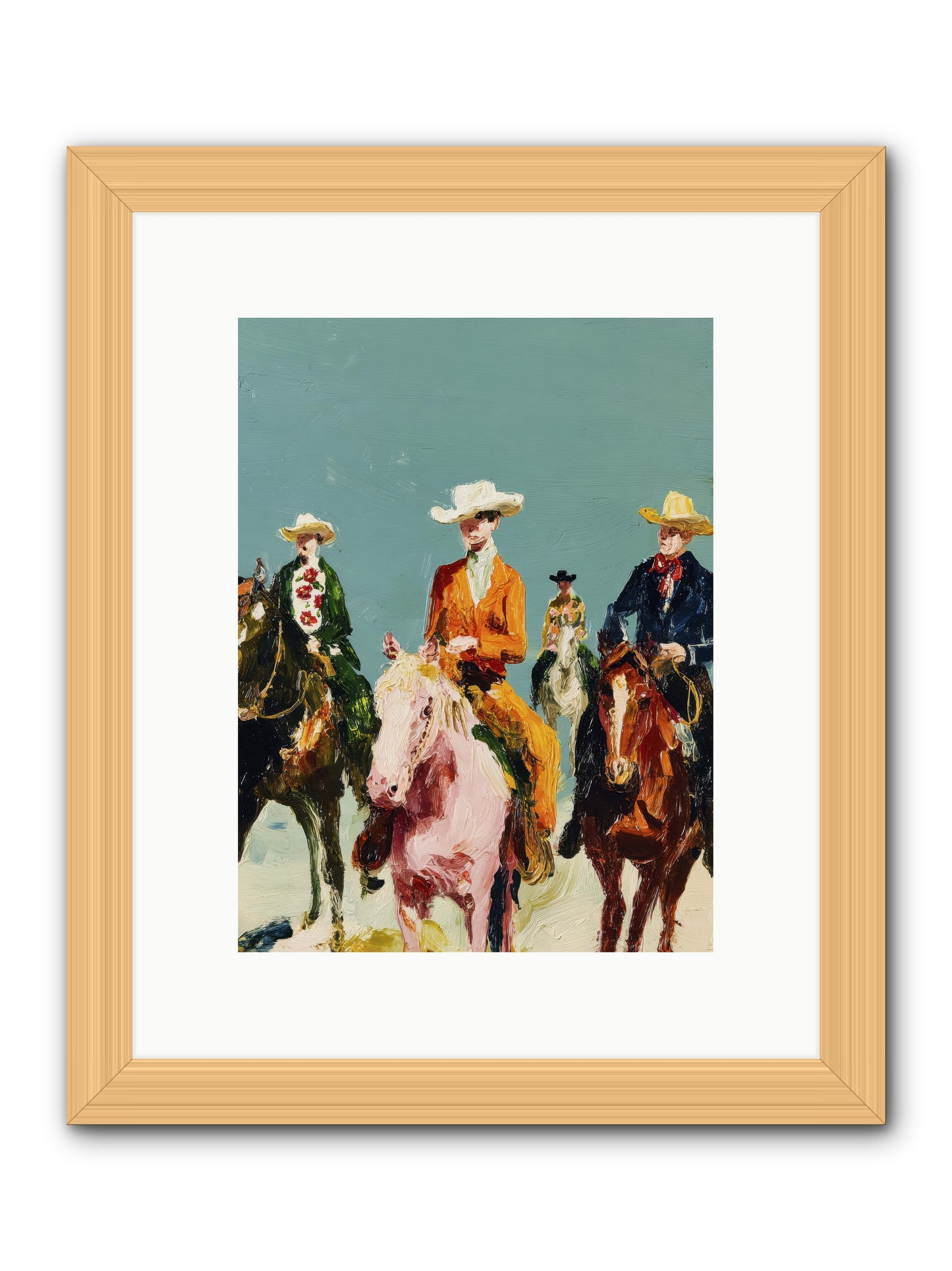 The Rhythm We Don't Name -- Framed Print - Natural 9x12