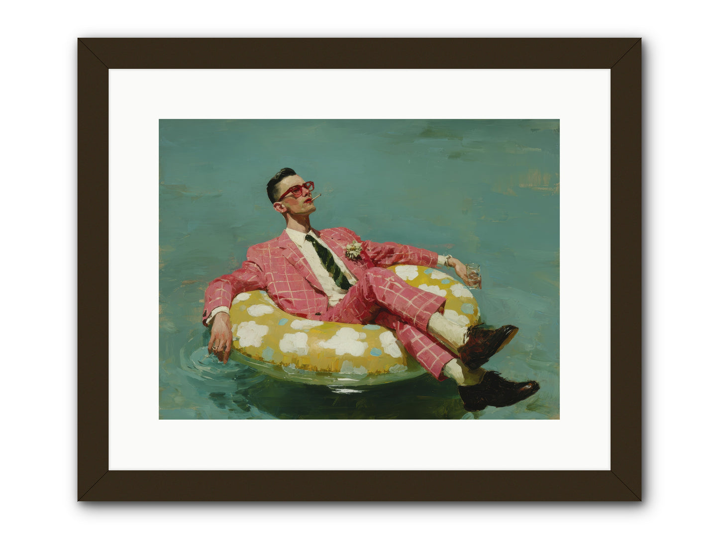 The Riviera Ledger -- Framed Print - Black 16x12