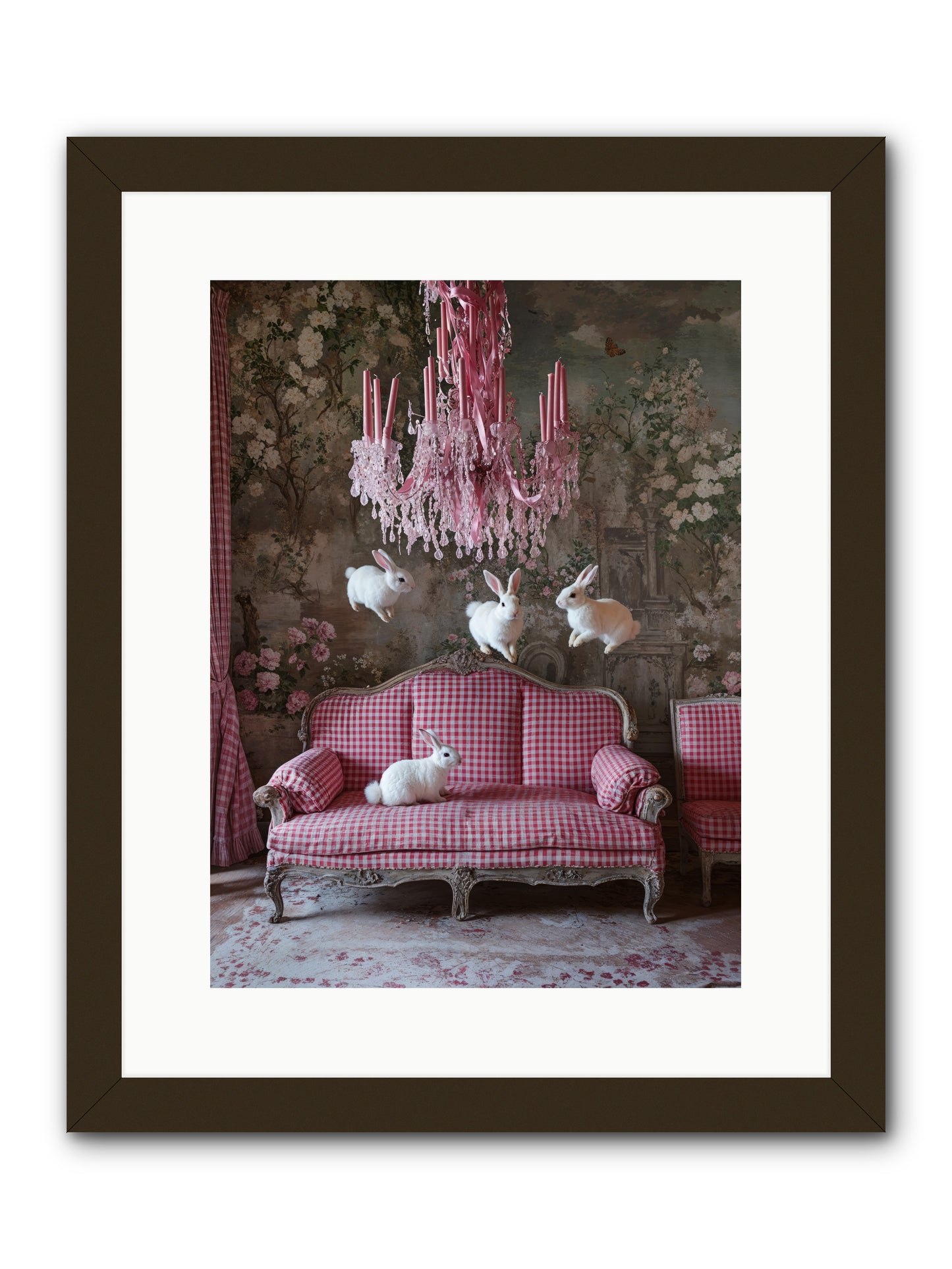 The Rose Rebellion -- Framed Print - Black 12x16
