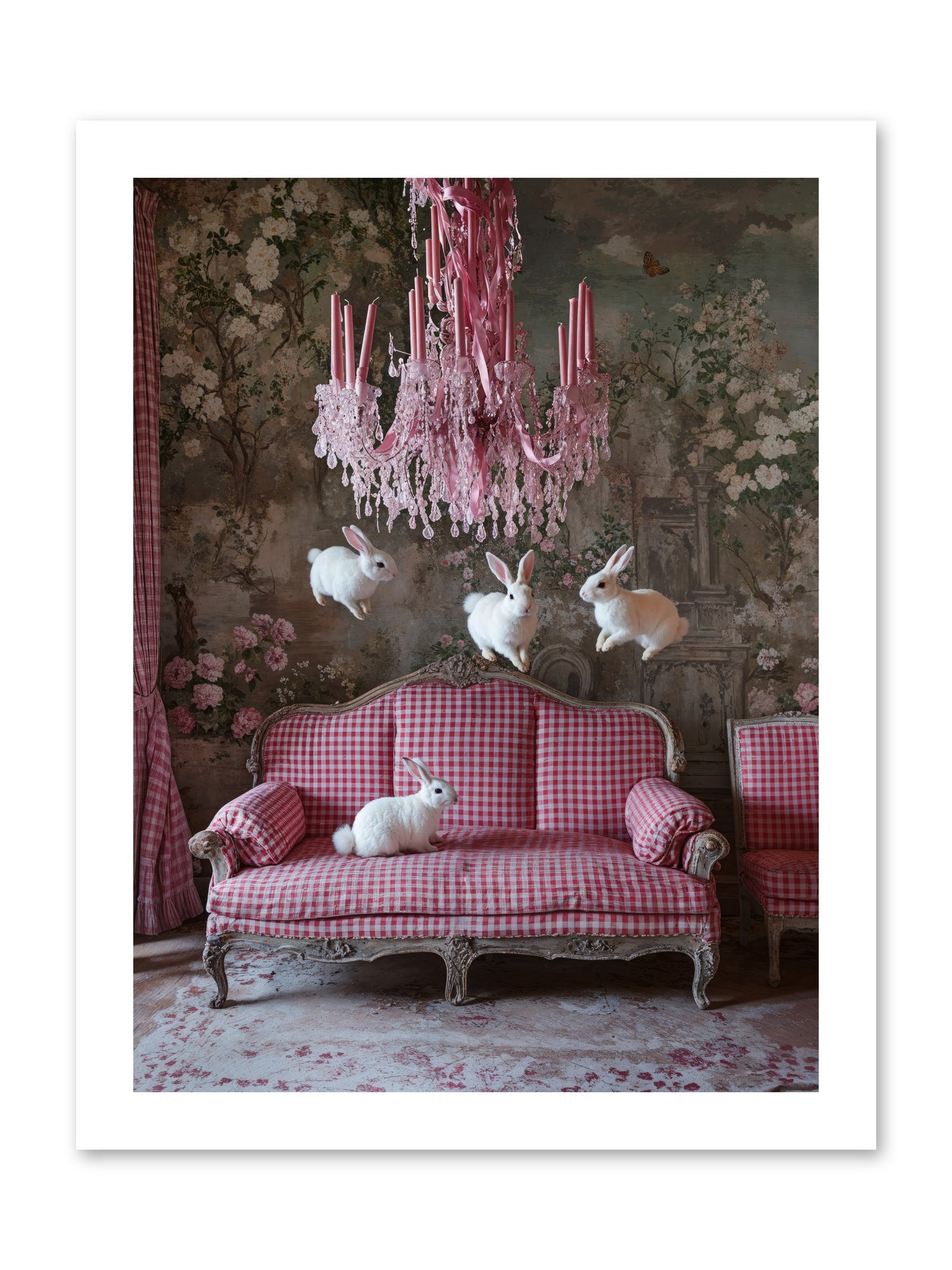 The Rose Rebellion -- Loose Canvas Print 12x16