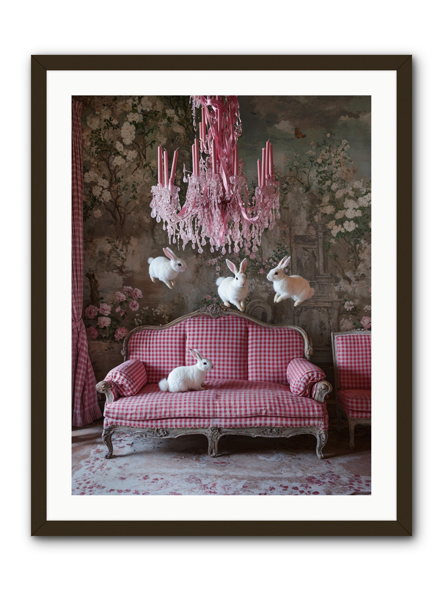 The Rose Rebellion -- Framed Print - Black 24x32