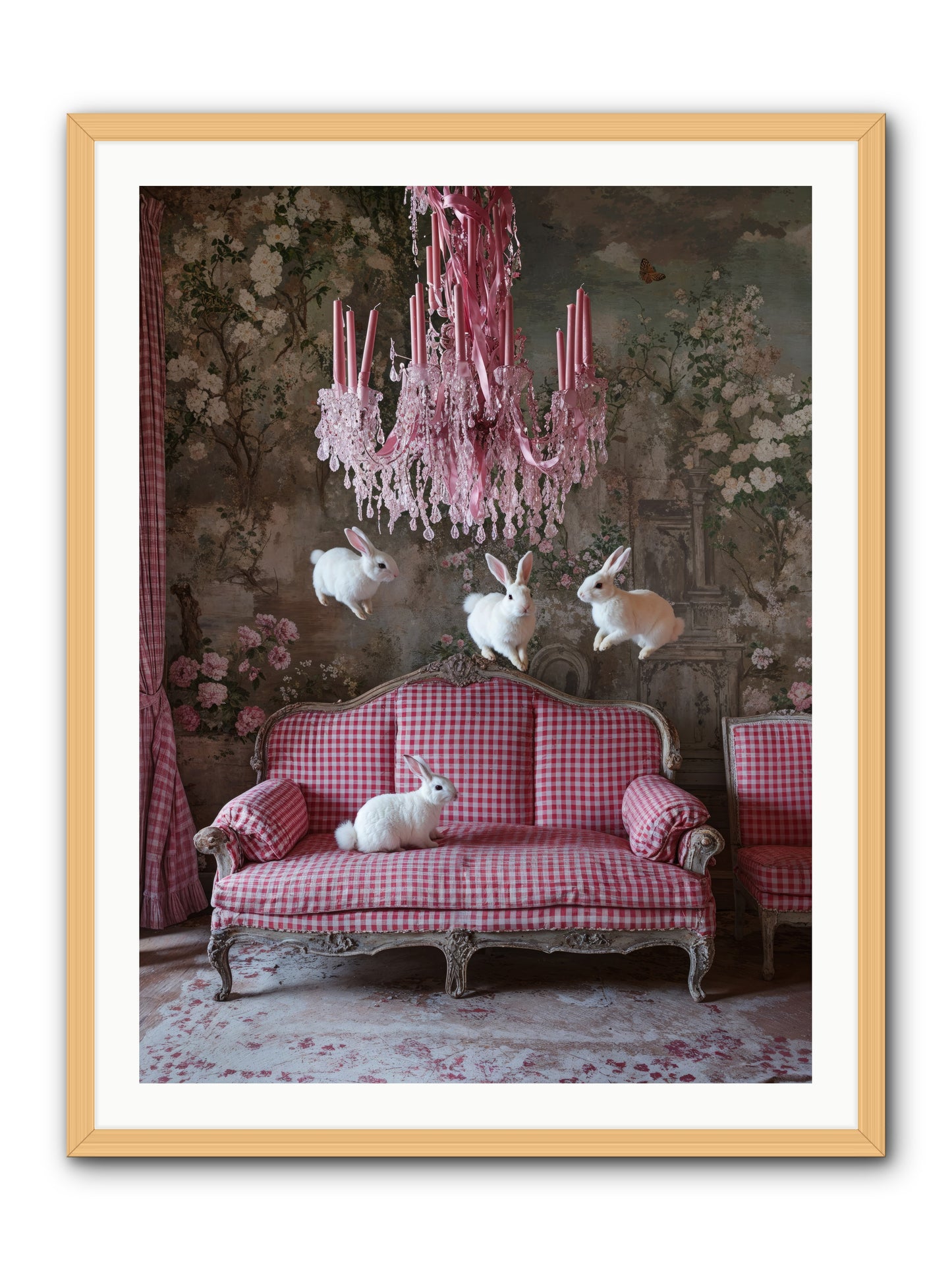 The Rose Rebellion -- Framed Print - Natural 30x40