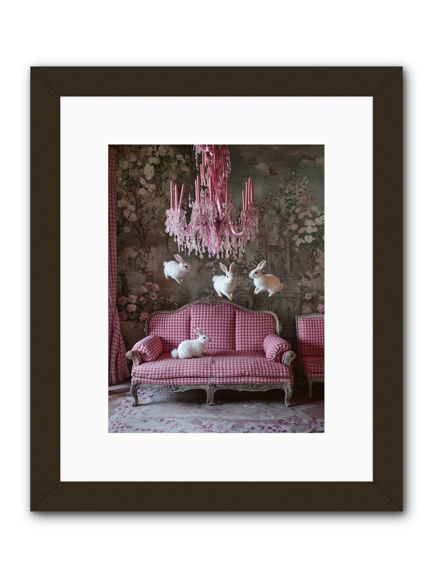The Rose Rebellion -- Framed Print - Black 9x12