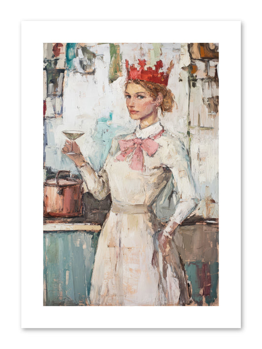 The Royal Nightcap -- Paper Print 8x12