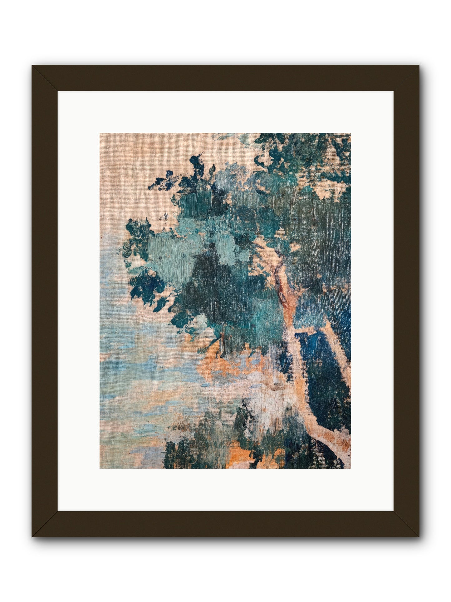 The Sacred Grove -- Framed Print - Black 12x16