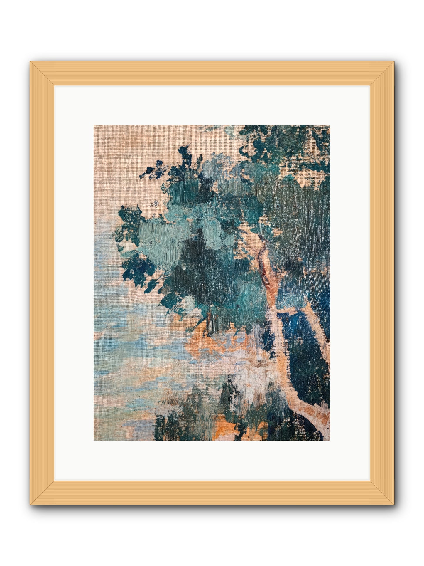 The Sacred Grove -- Framed Print - Natural 12x16