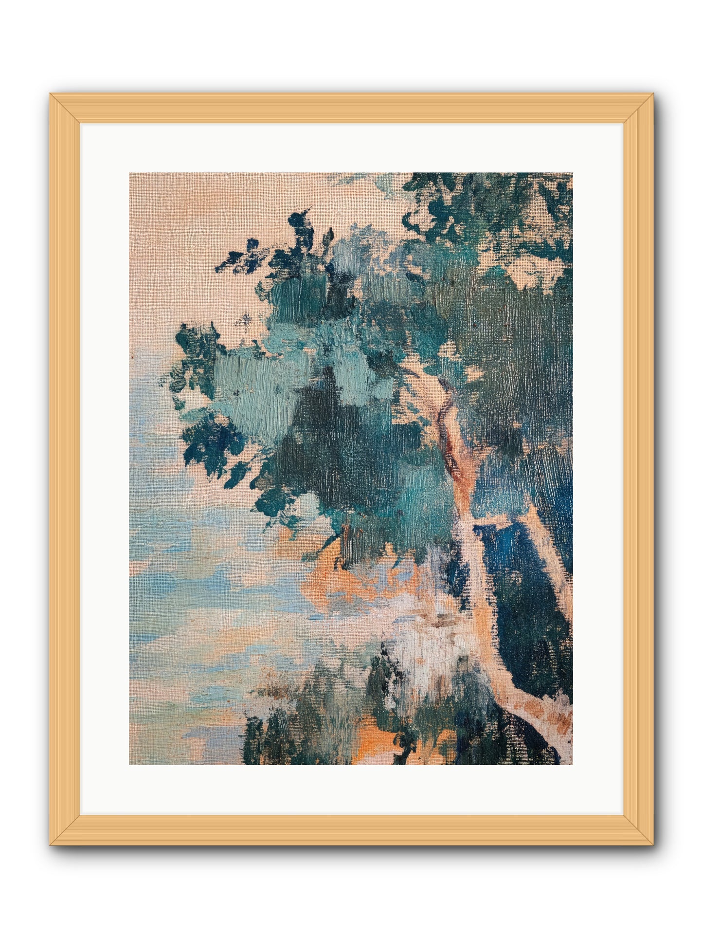 The Sacred Grove -- Framed Print - Natural 18x24